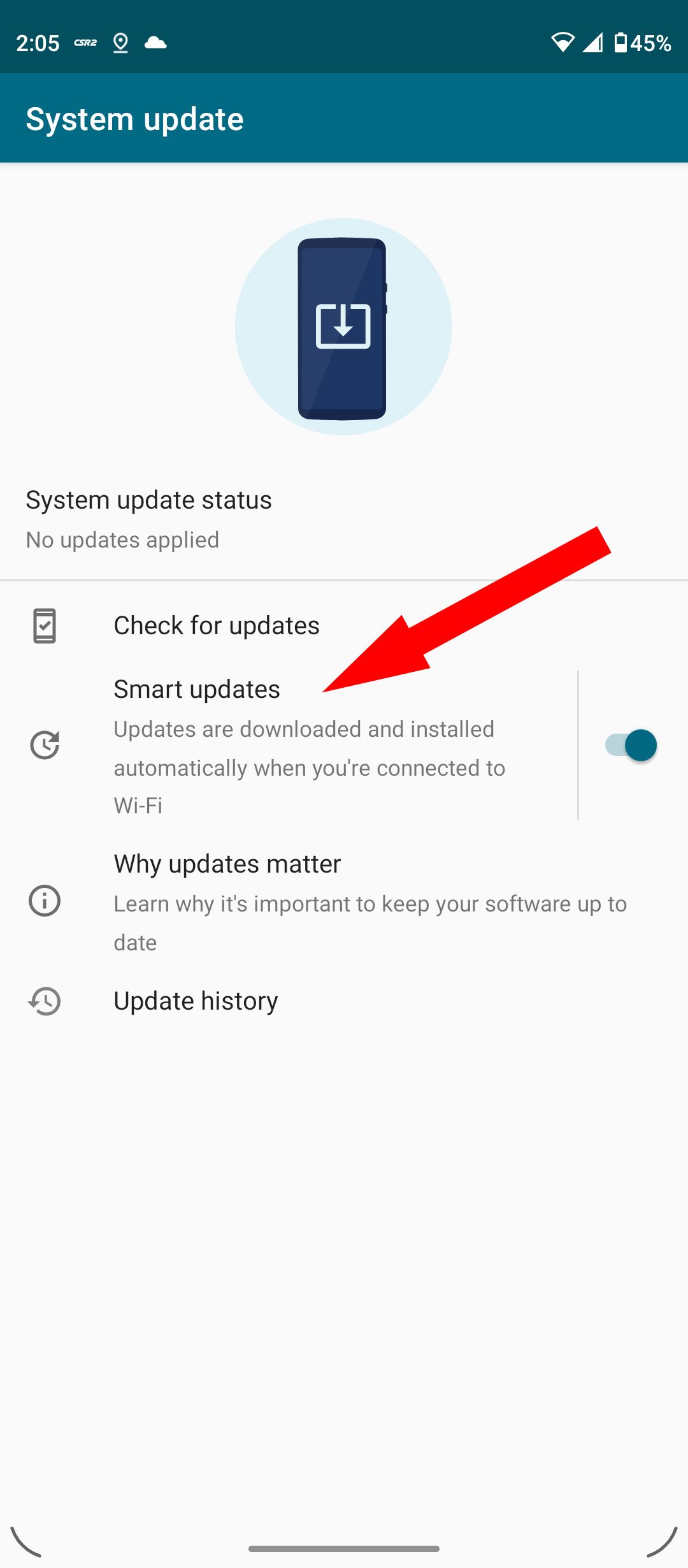 How to check for software updates on your Motorola phone
