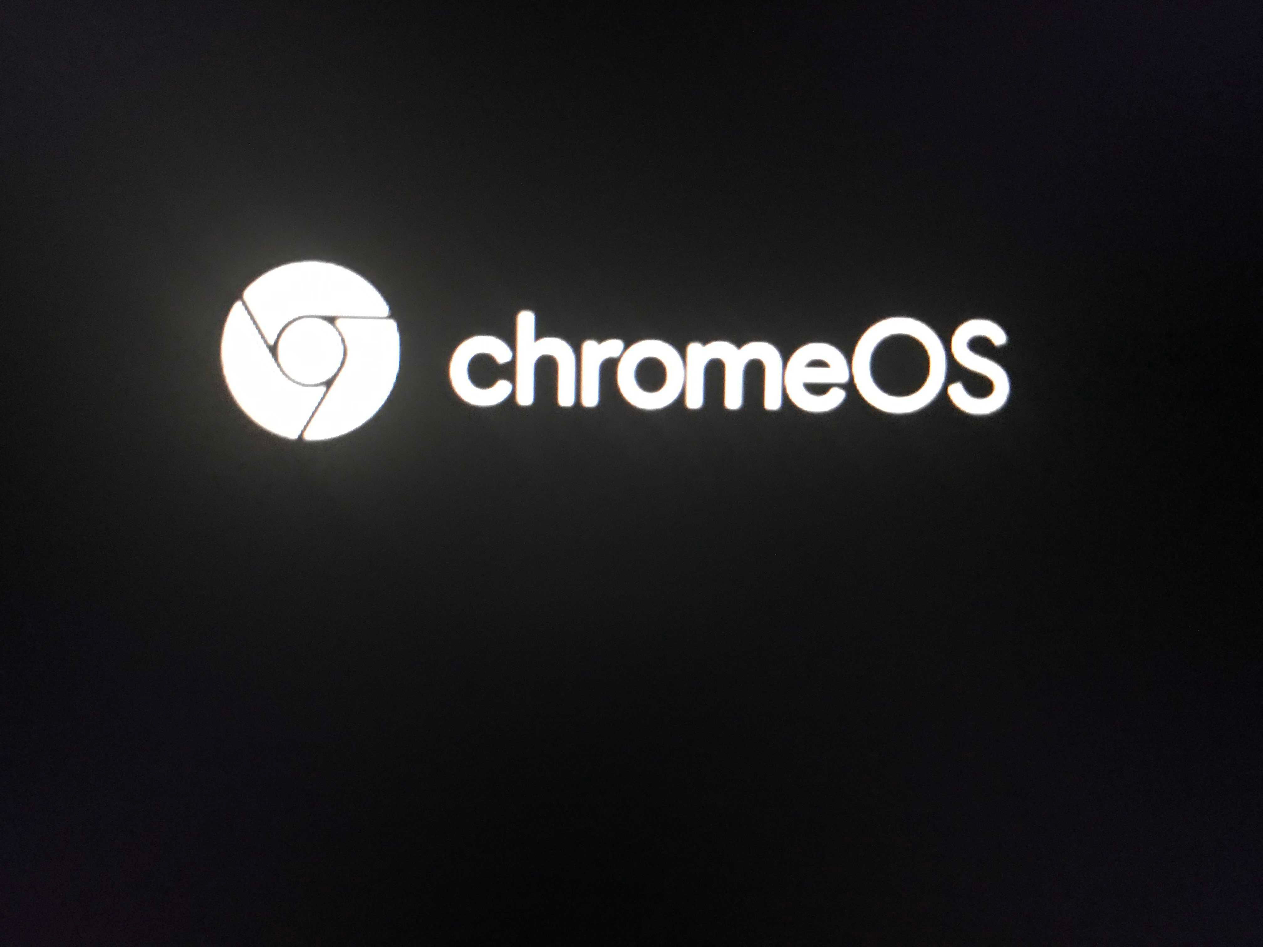 ChromeOS dark boot theme