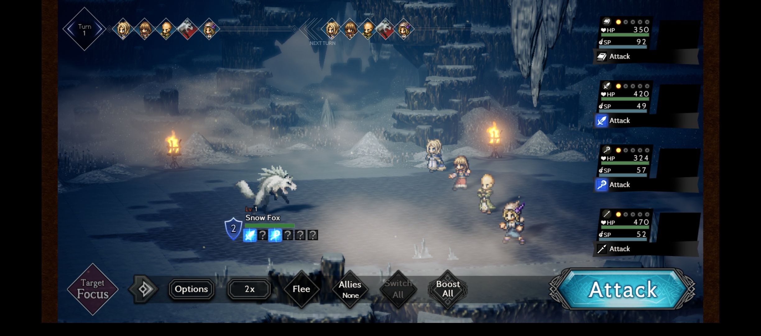 Octopath Traveler Champions of the Continent closed beta hands on screen (10)