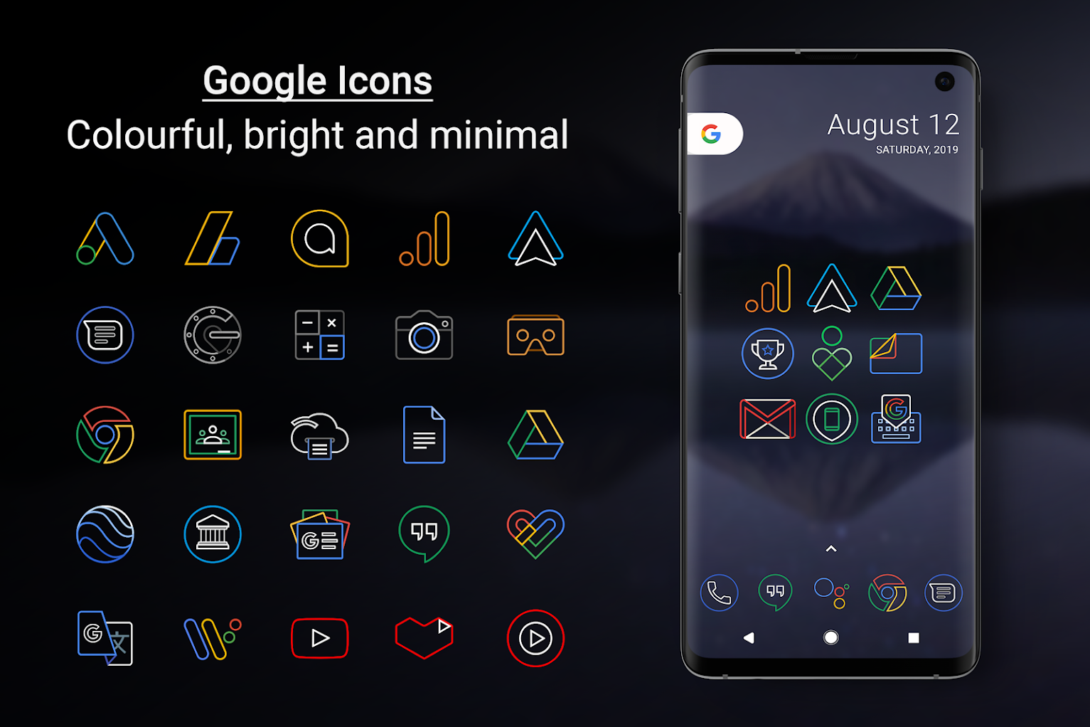 Outline Icon-Icon Pack Summary of the best icon packs (2)