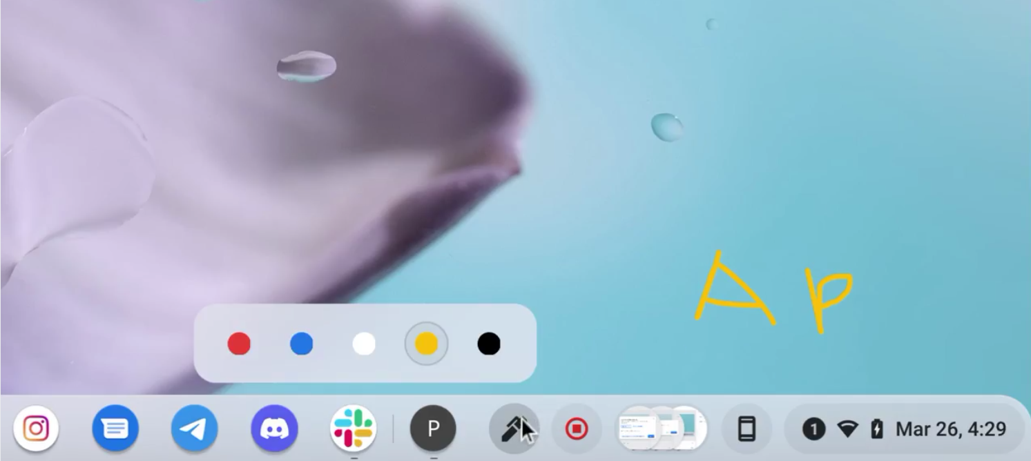Your Chromebook's new Projector screen recording app comes complete