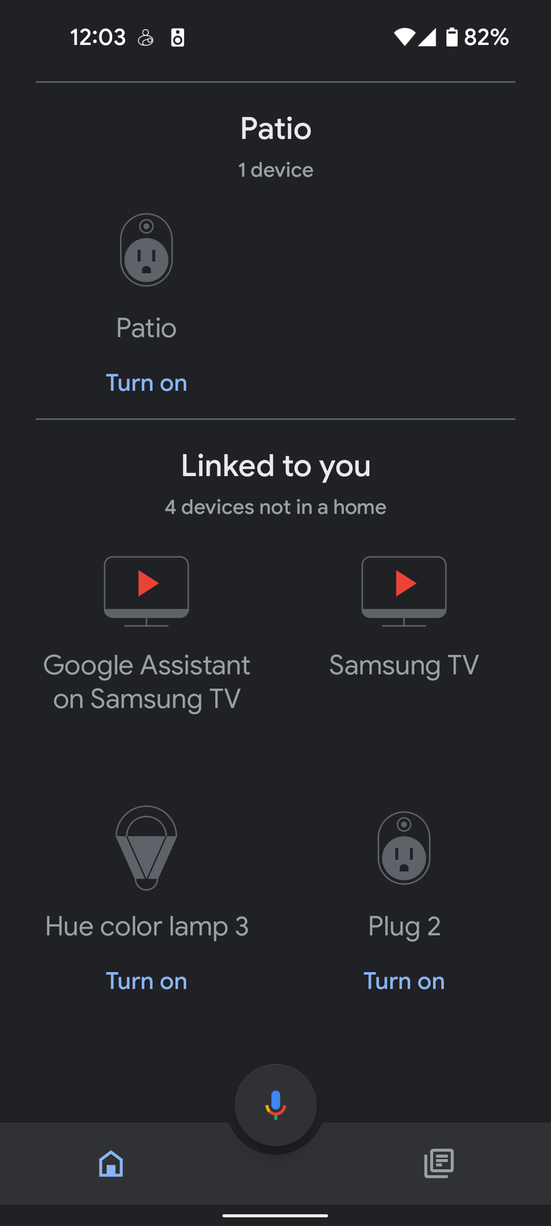 Add hue light clearance to google home