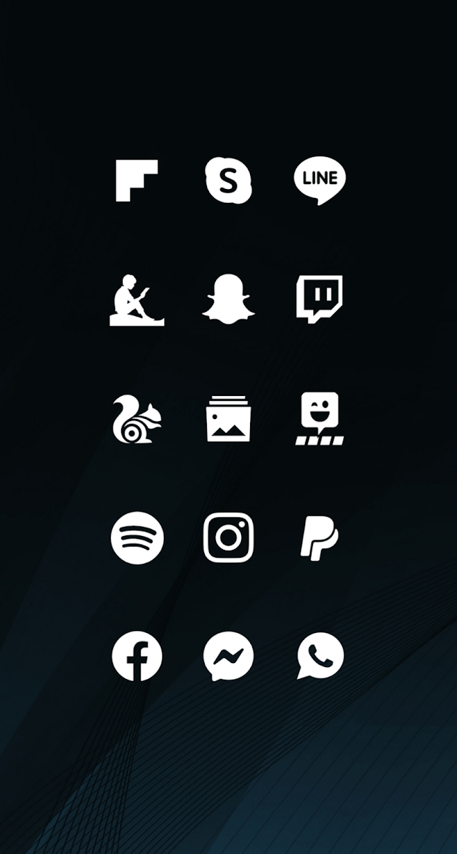 Whicons-White Icon Pack Summary of the best icon packs