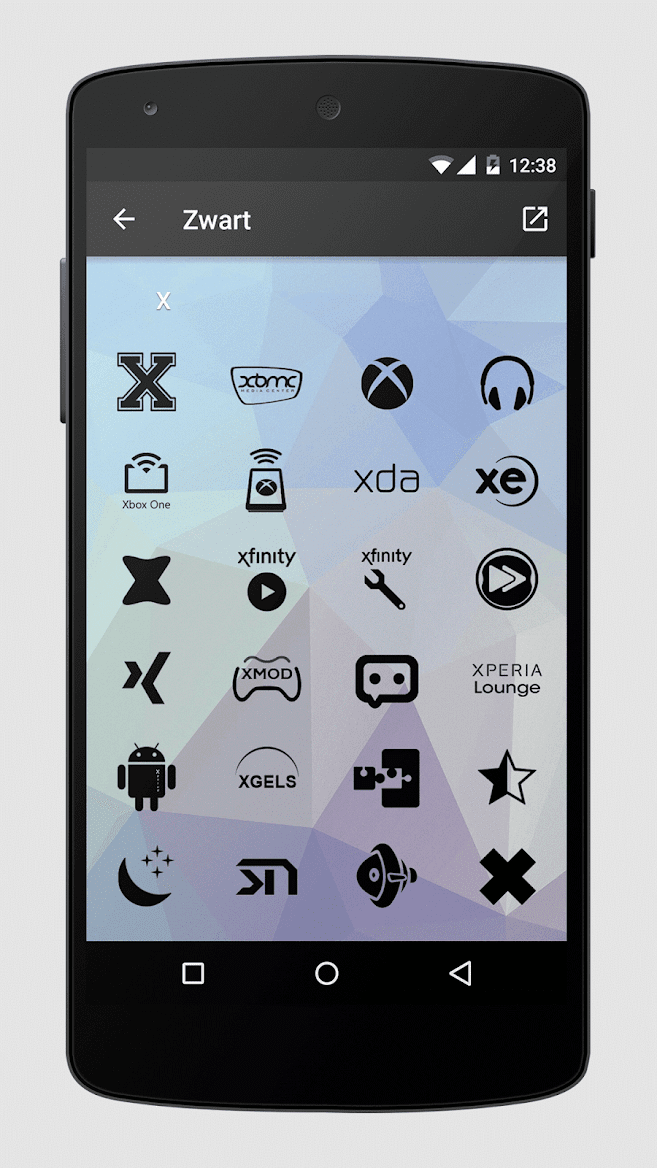 Zwart-Black Icon Pack Summary of the best icon packs (2)