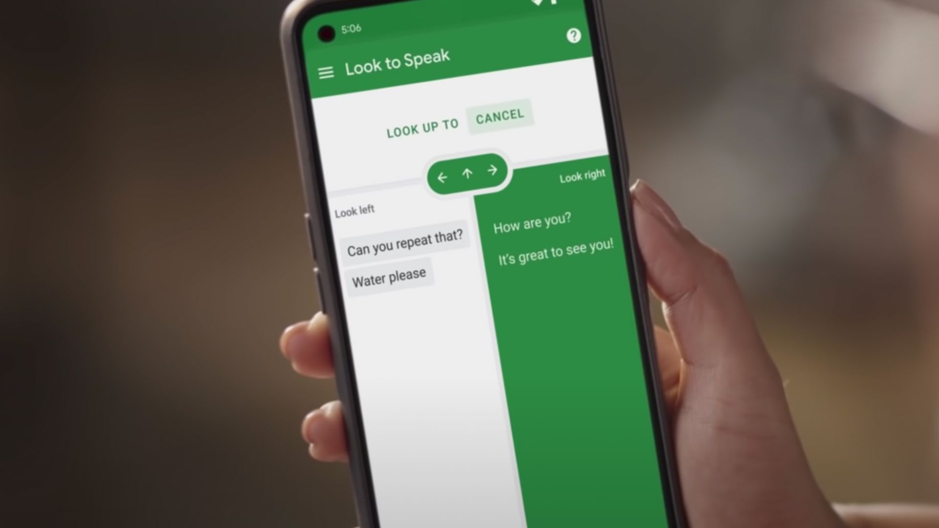 Google spotlights remarkable 'Look to Speak' app in moving Oscars ad