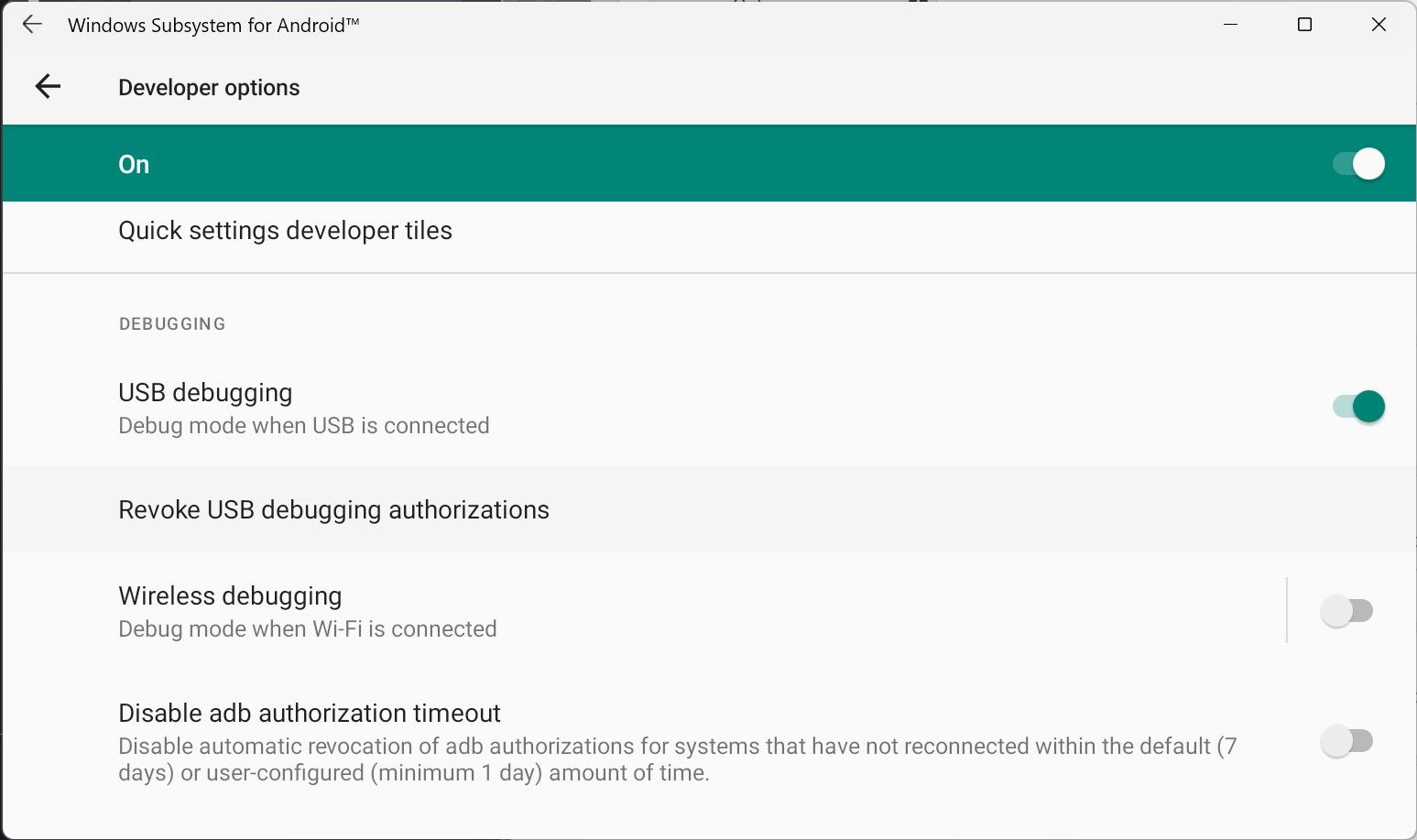 windows-subsystem-dev-settings