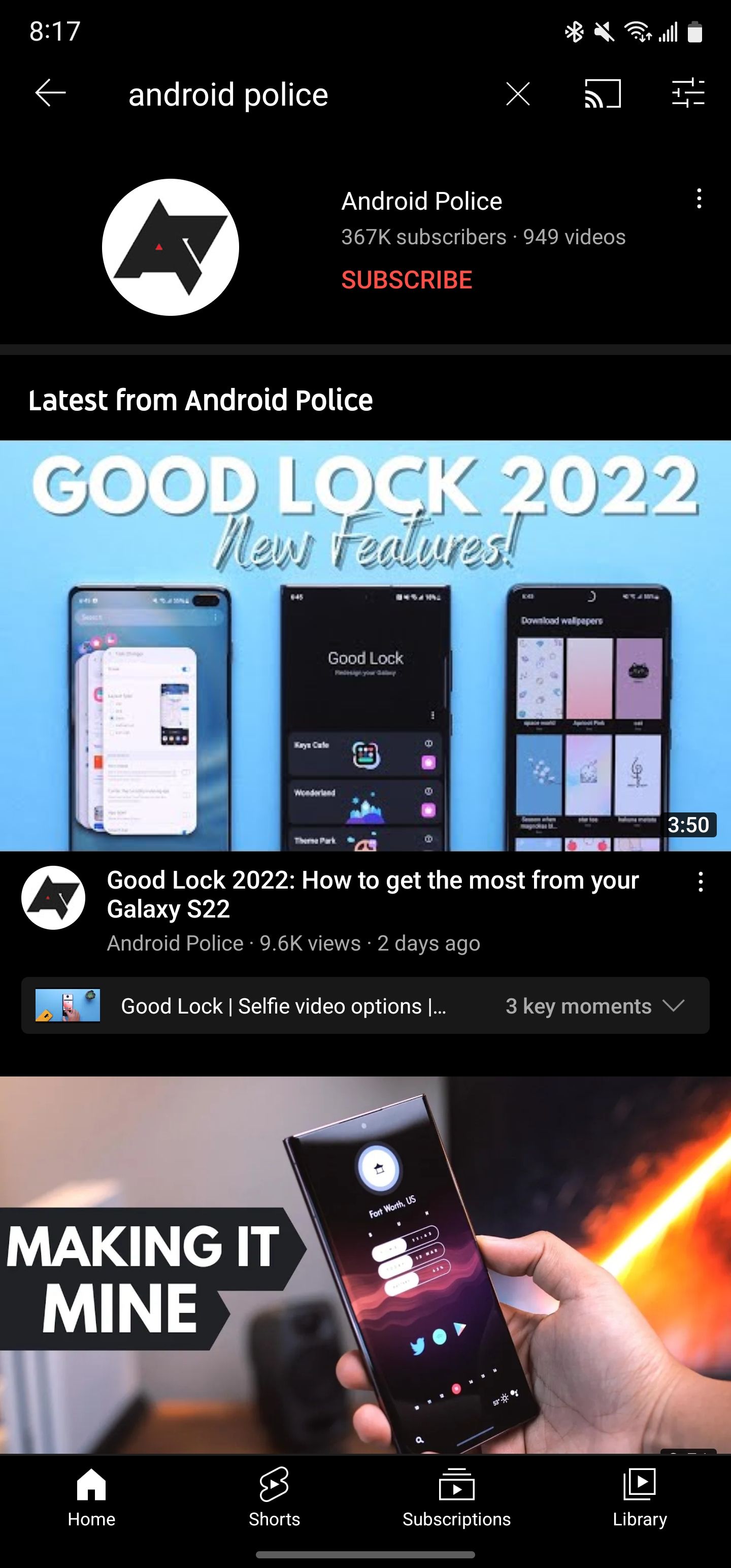 dark mode youtube vanced