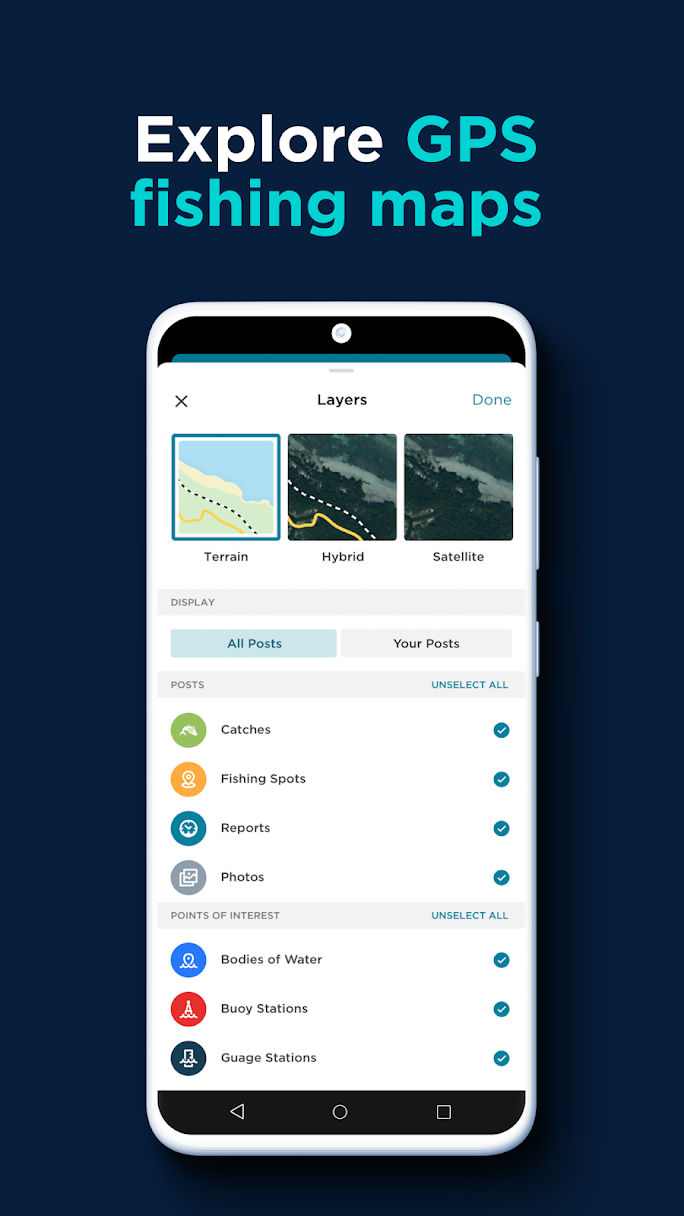 As easy as it gets: Mark fishing spots on phone app