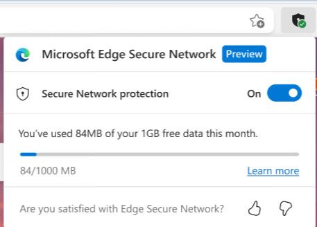 Microsoft Edge VPN 1