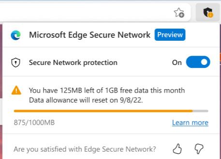 Microsoft Edge VPN 2