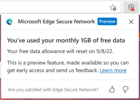Microsoft Edge VPN 3