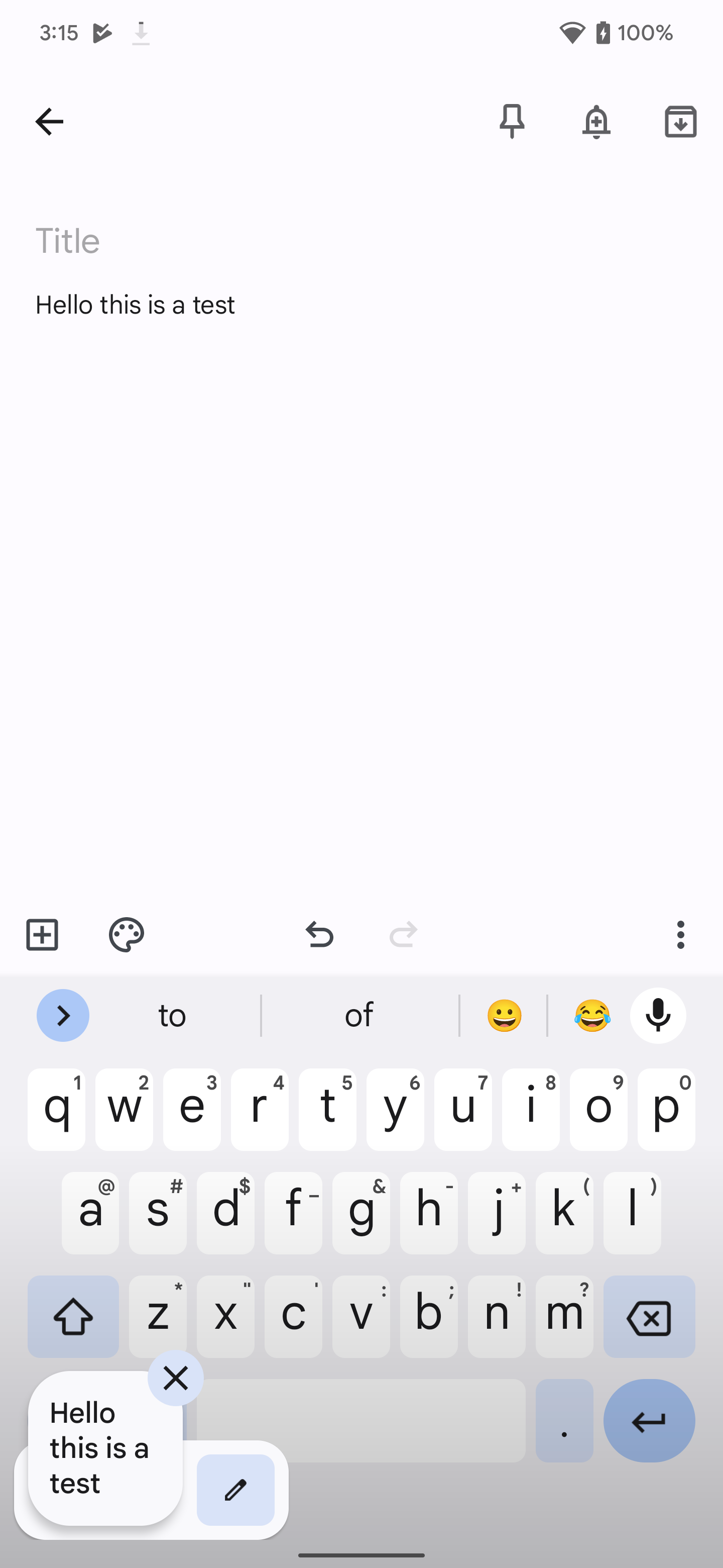 Android 13's clipboard editor with overlay in bottom left corner