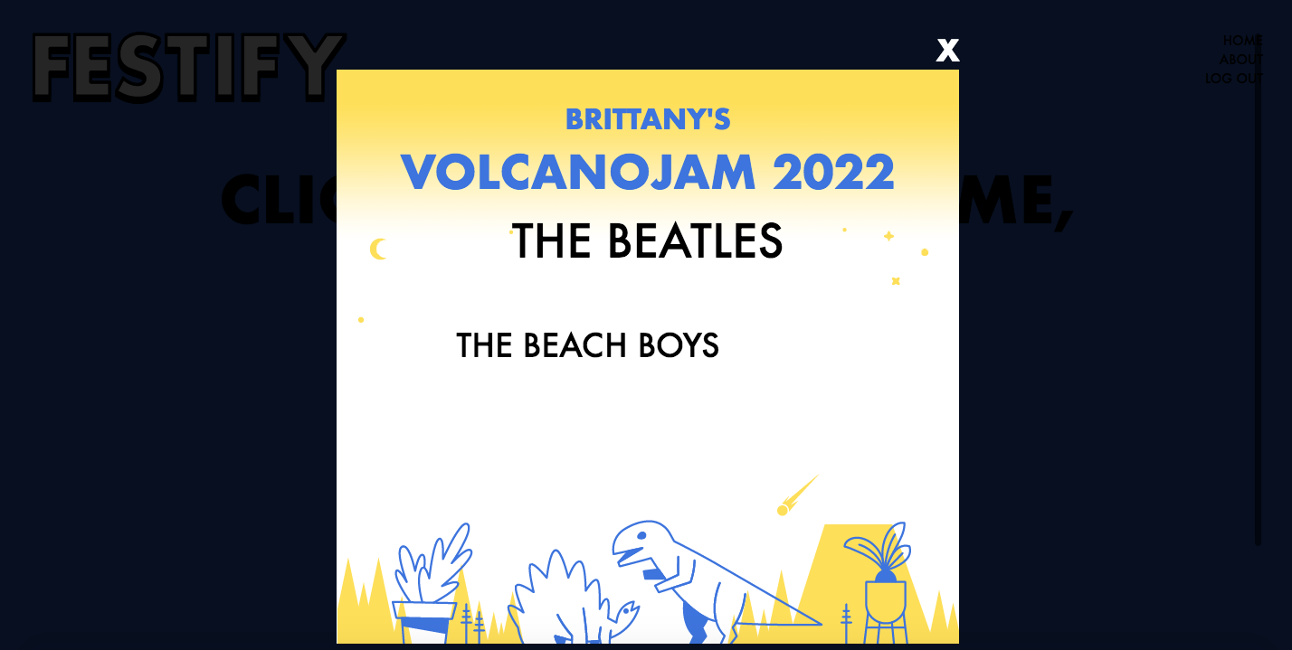 Festify app screenshot