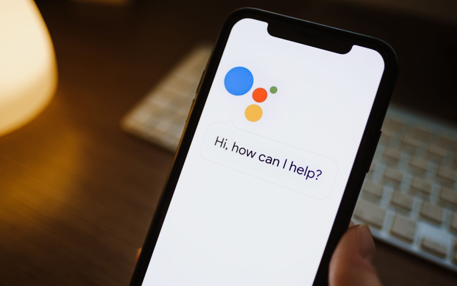 Google Assistant on a smartphone