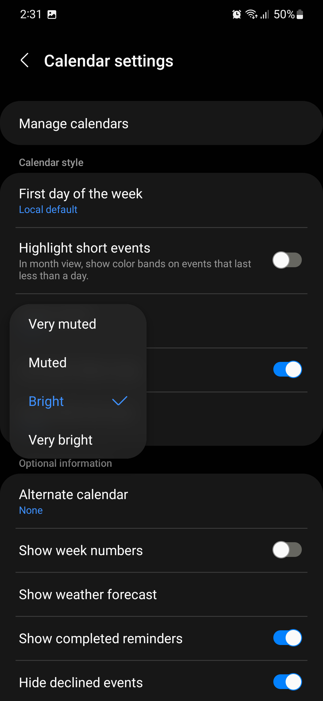 Events on Samsung Calendar get a little more customizable with the