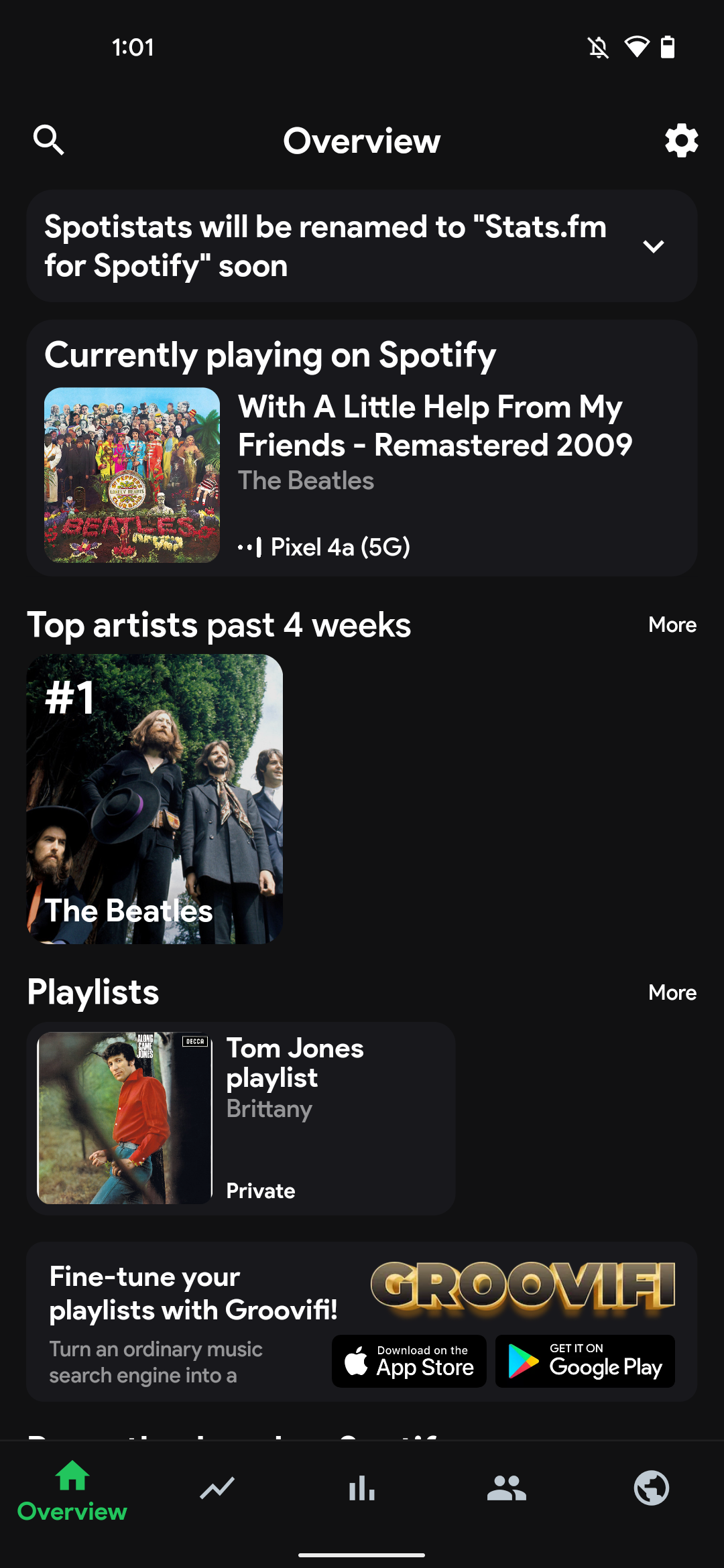 spotistats stats fm app