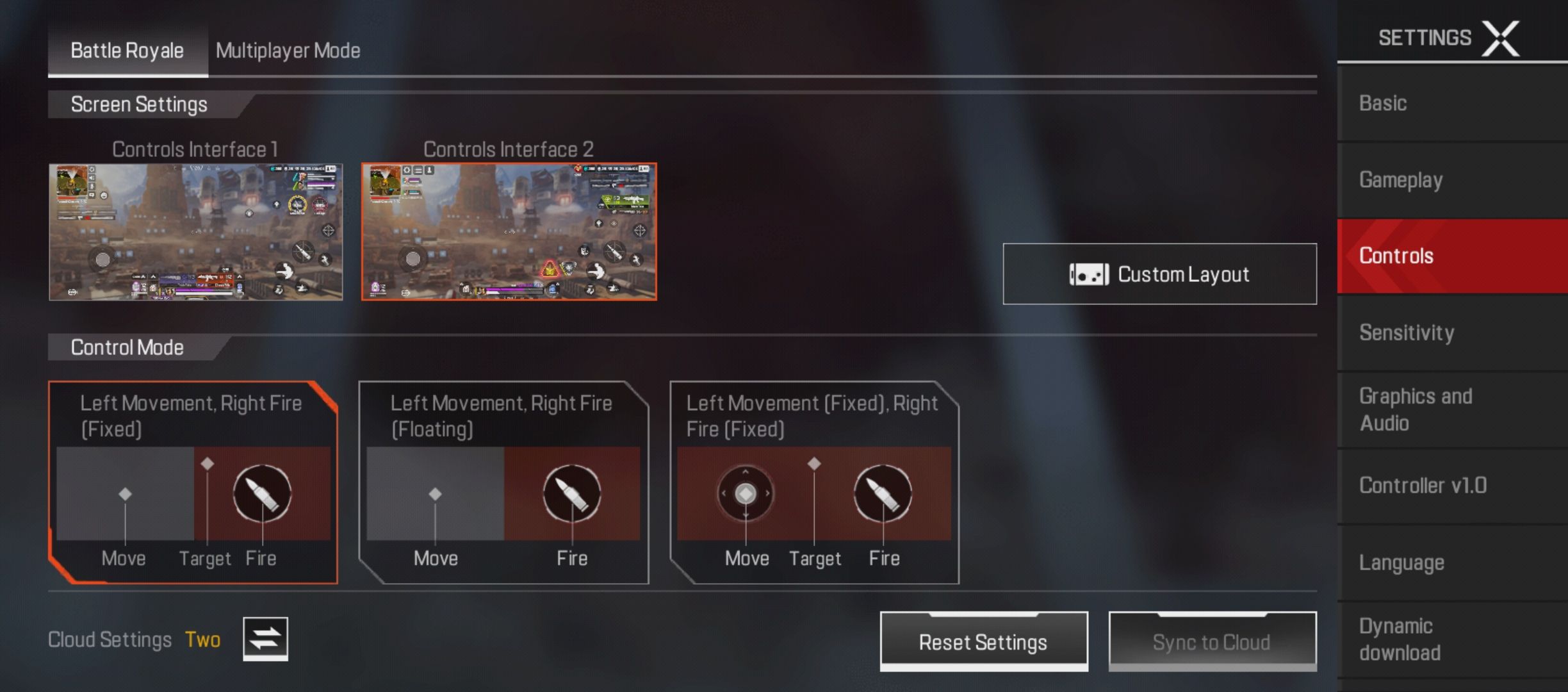 Apex Legends Mobile controls