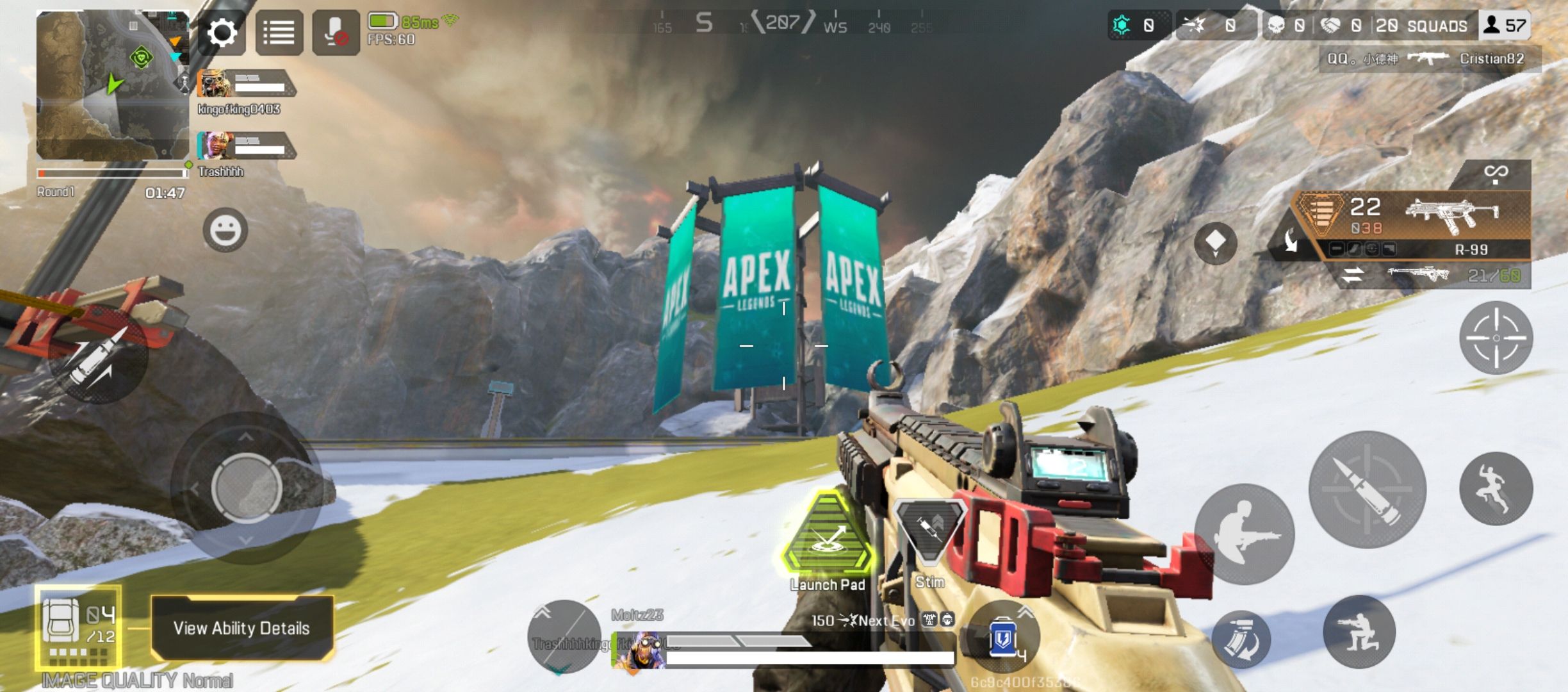 Apex Legends Mobile graphics are nice