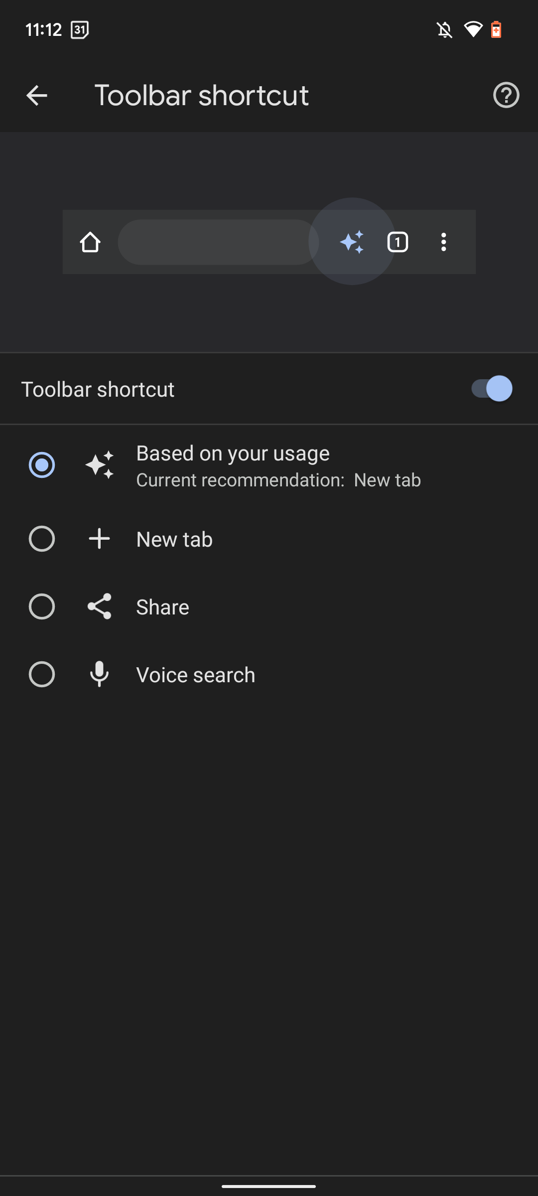Chrome 101 toolbar button 3