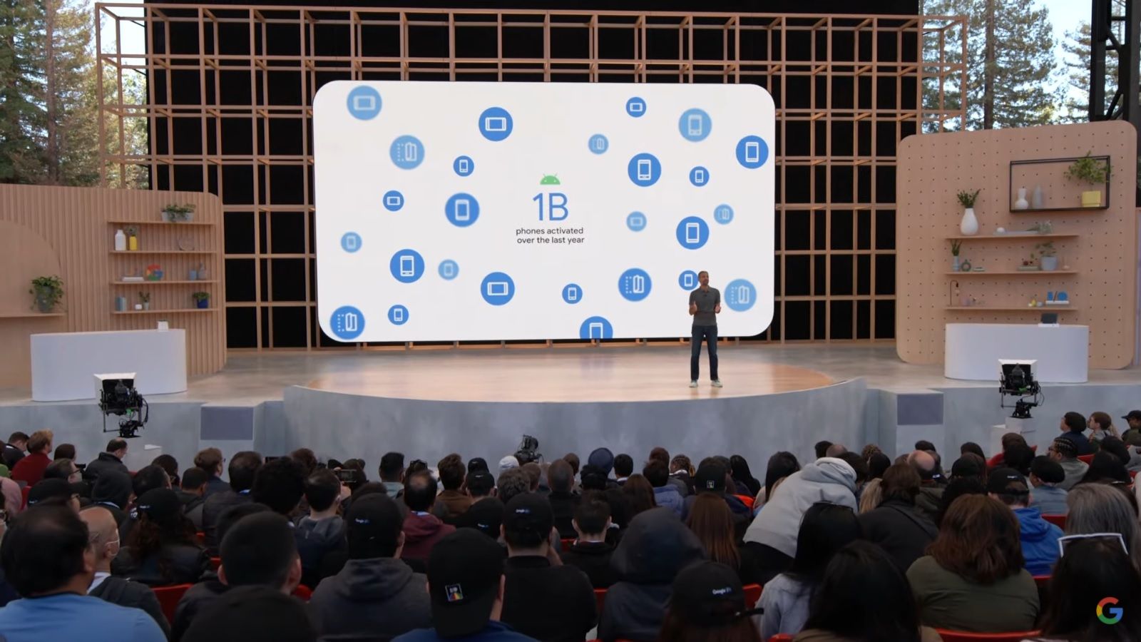 Crescimento do Google IO Android