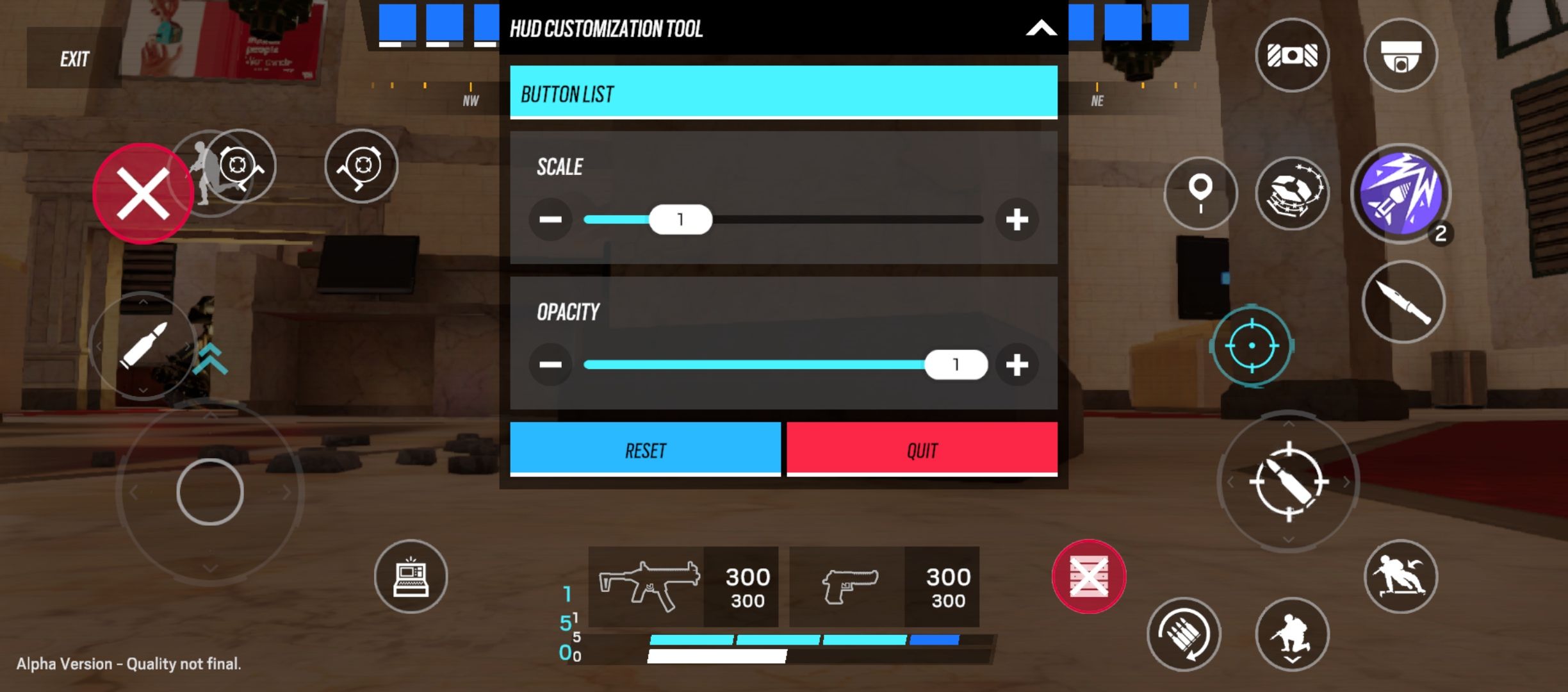 Rainbow Six Mobile Android touch controls