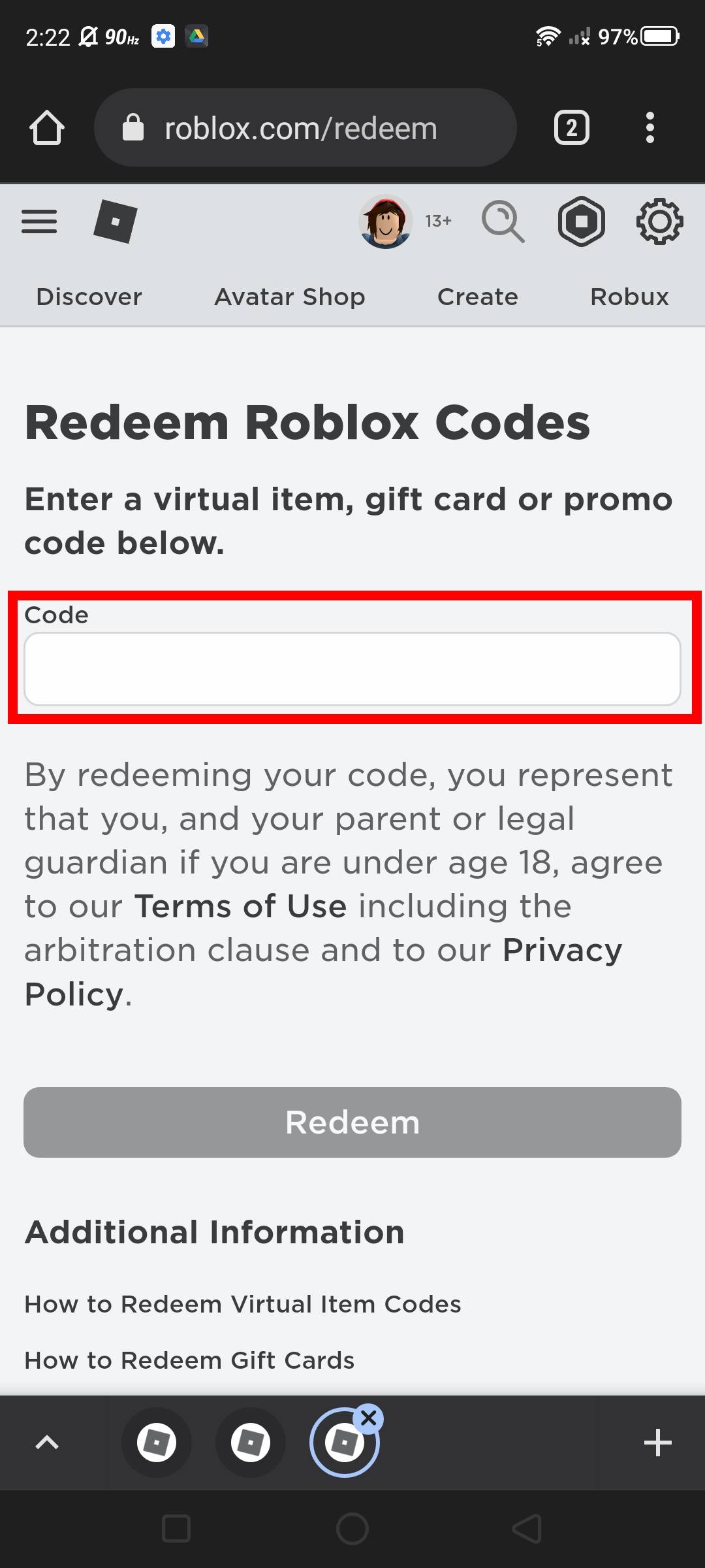 Roblox guide: How to redeem gift cards