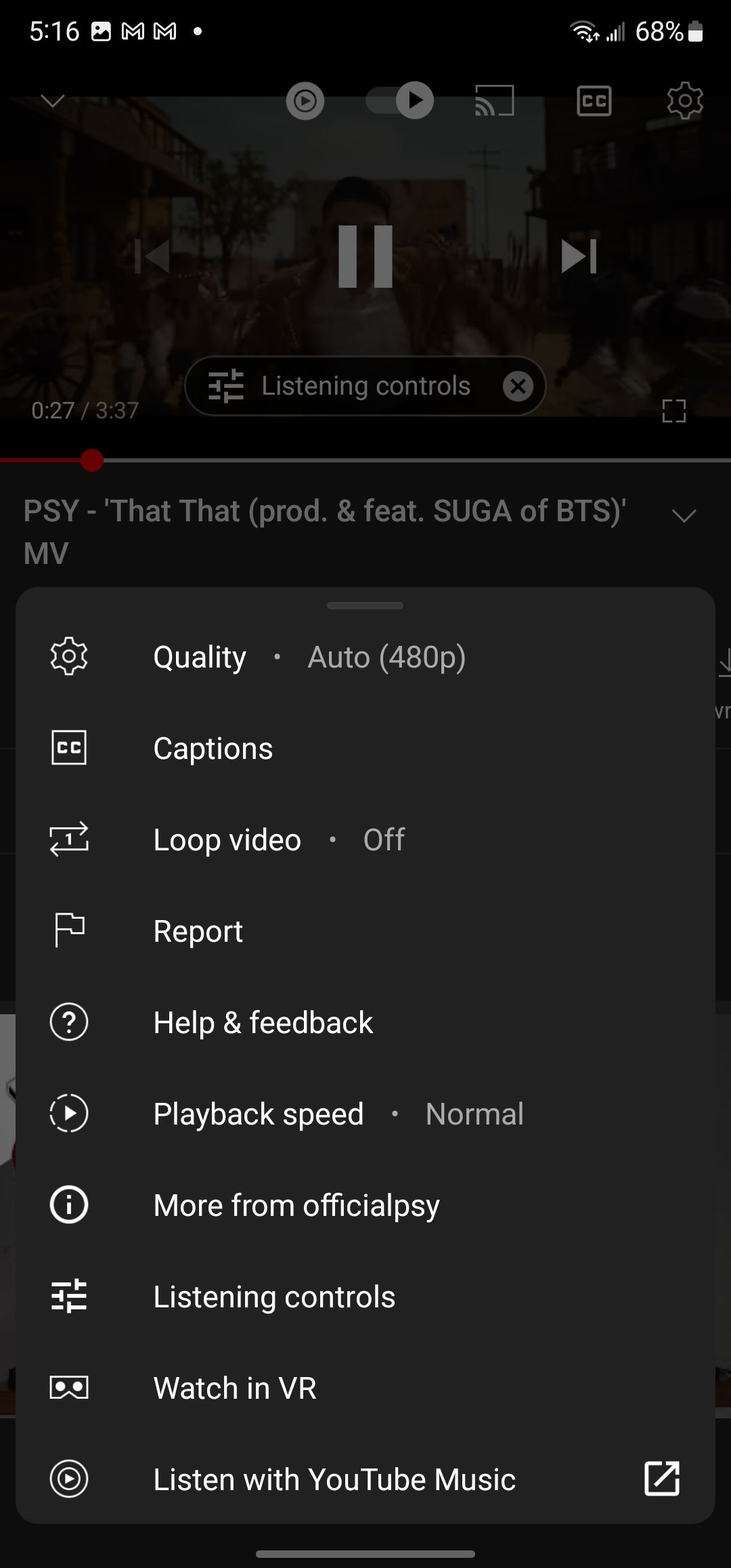 The YouTube app gains more shortcuts to jump from a music video to ...