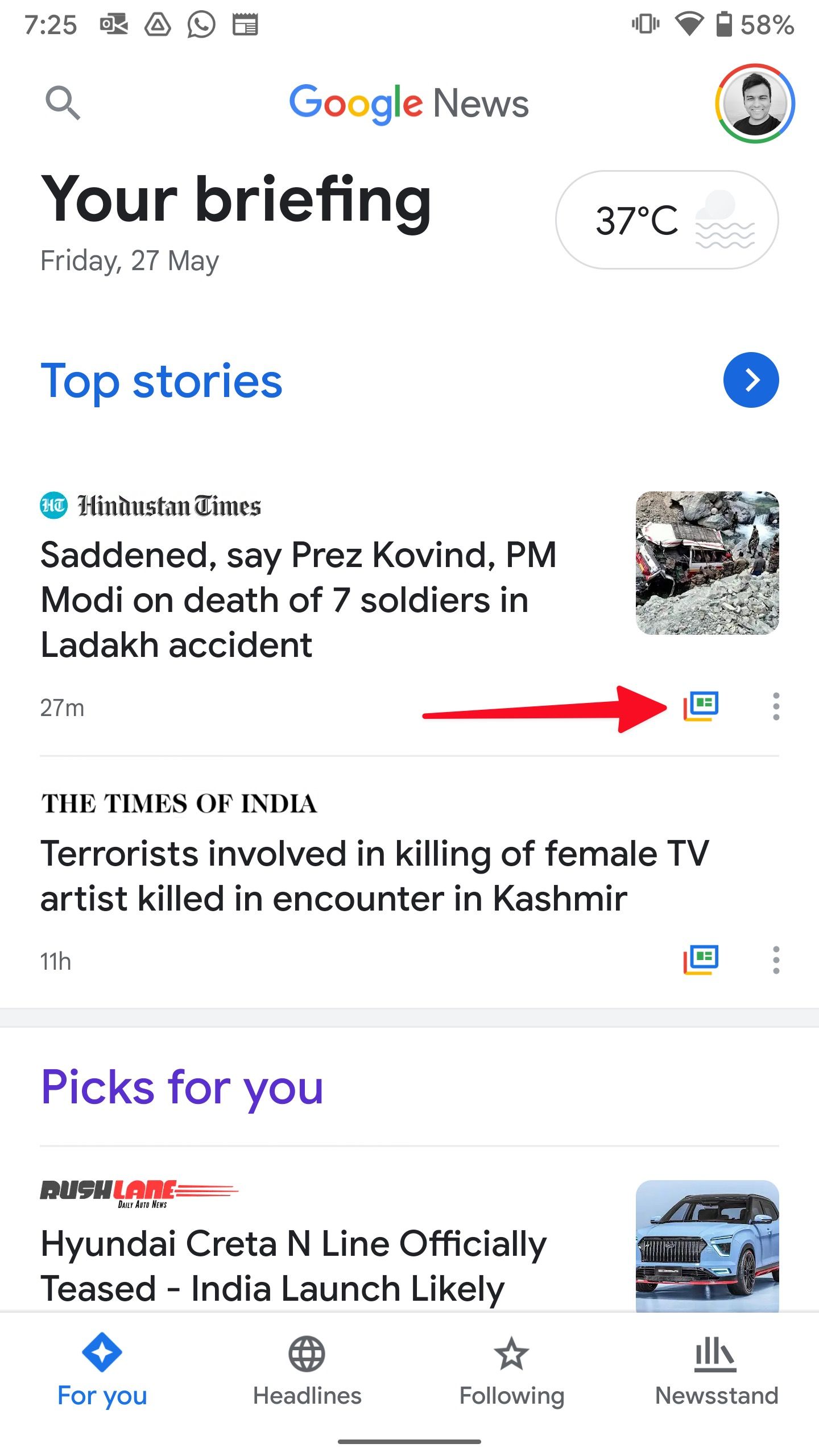 full story coverage in google news