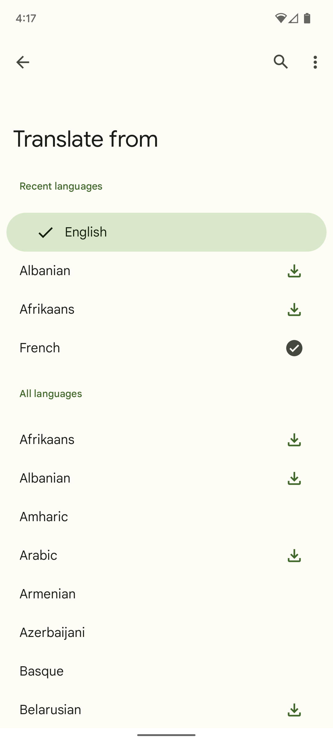 google-translate-language-list