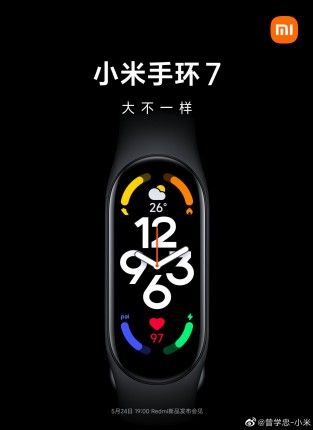 A representative image of the Xiaomi Band 7