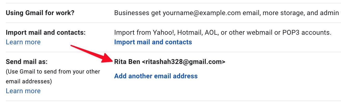Periksa nama gmail baru 