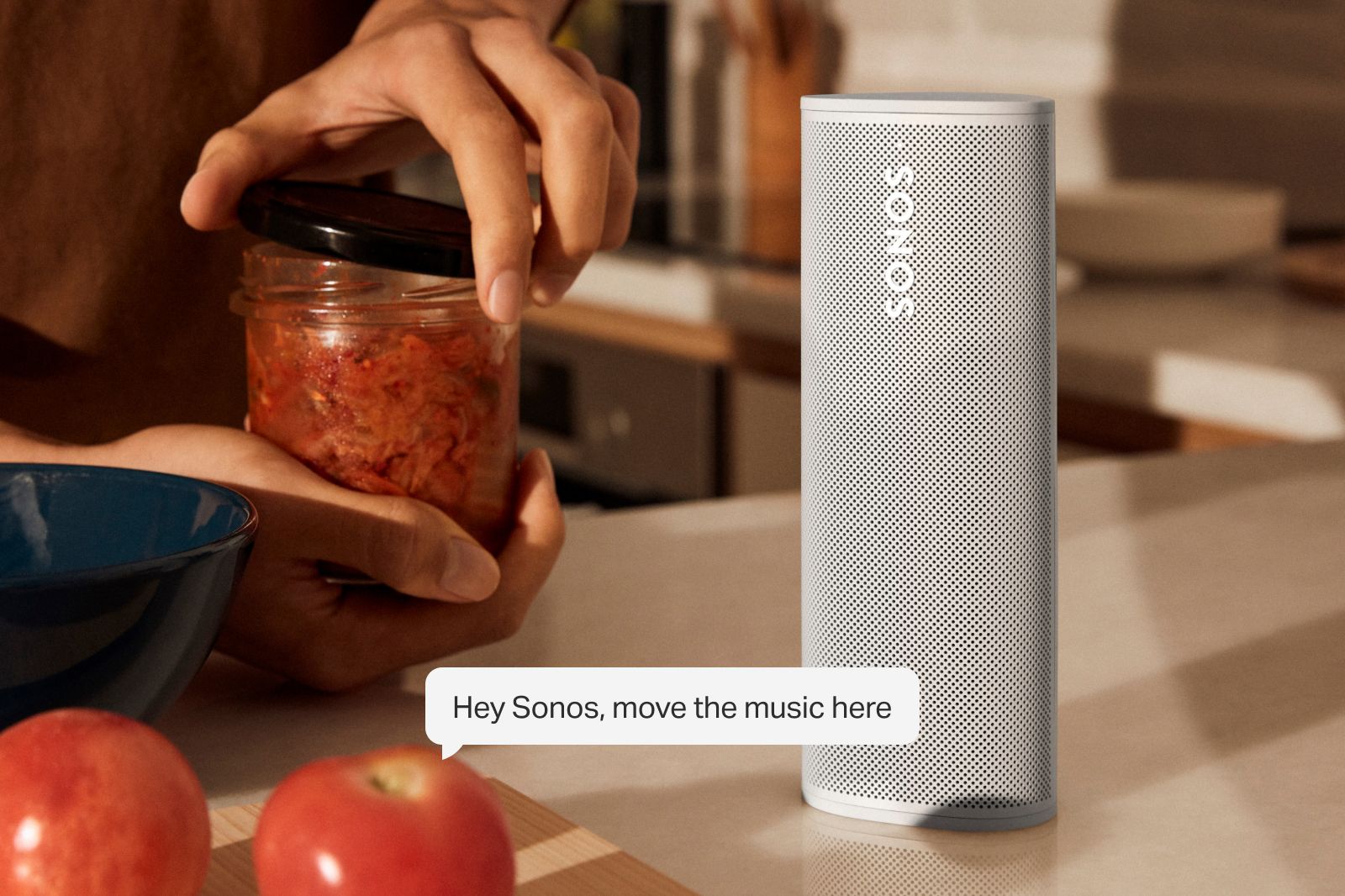 med uret Afskedigelse ægtefælle You can now say 'Hey Sonos' to control your Sonos speaker and not much else