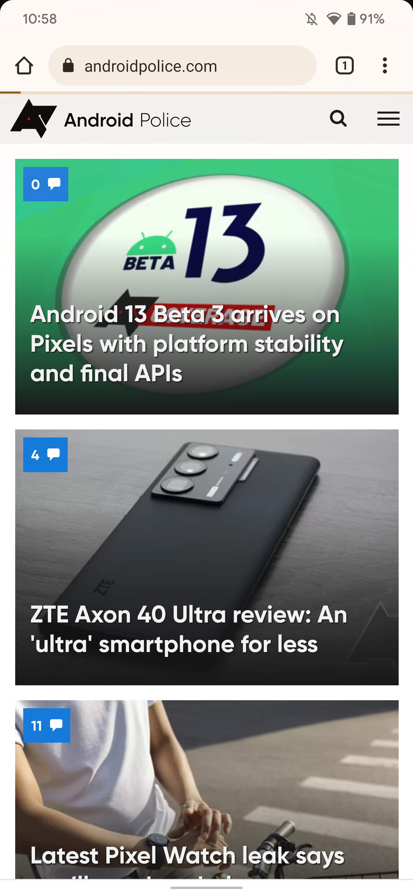 Android 13 Beta 2 navigation bar