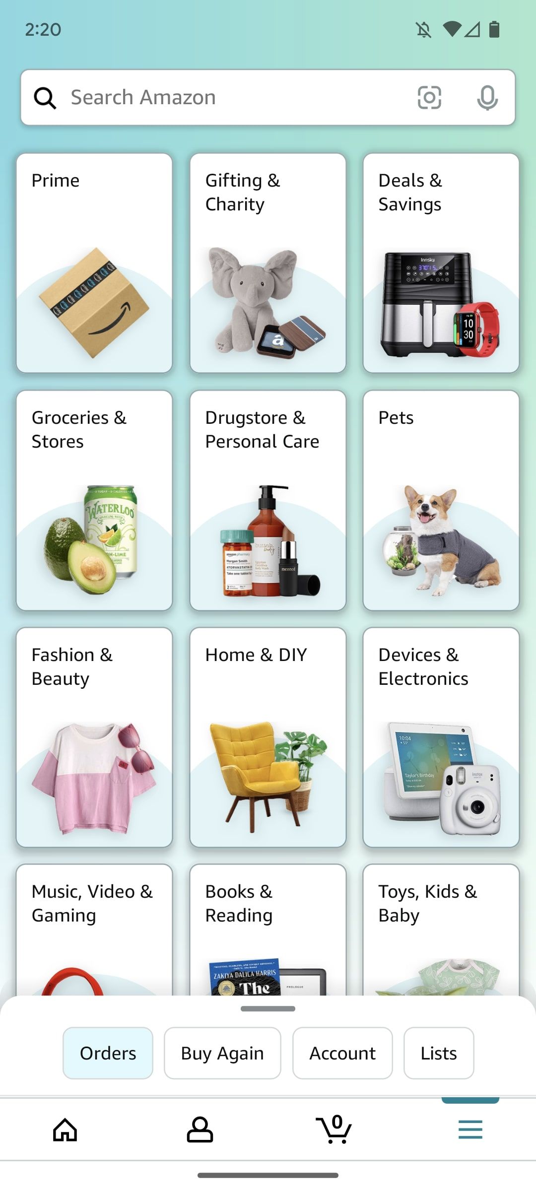 How to find your Amazon order history