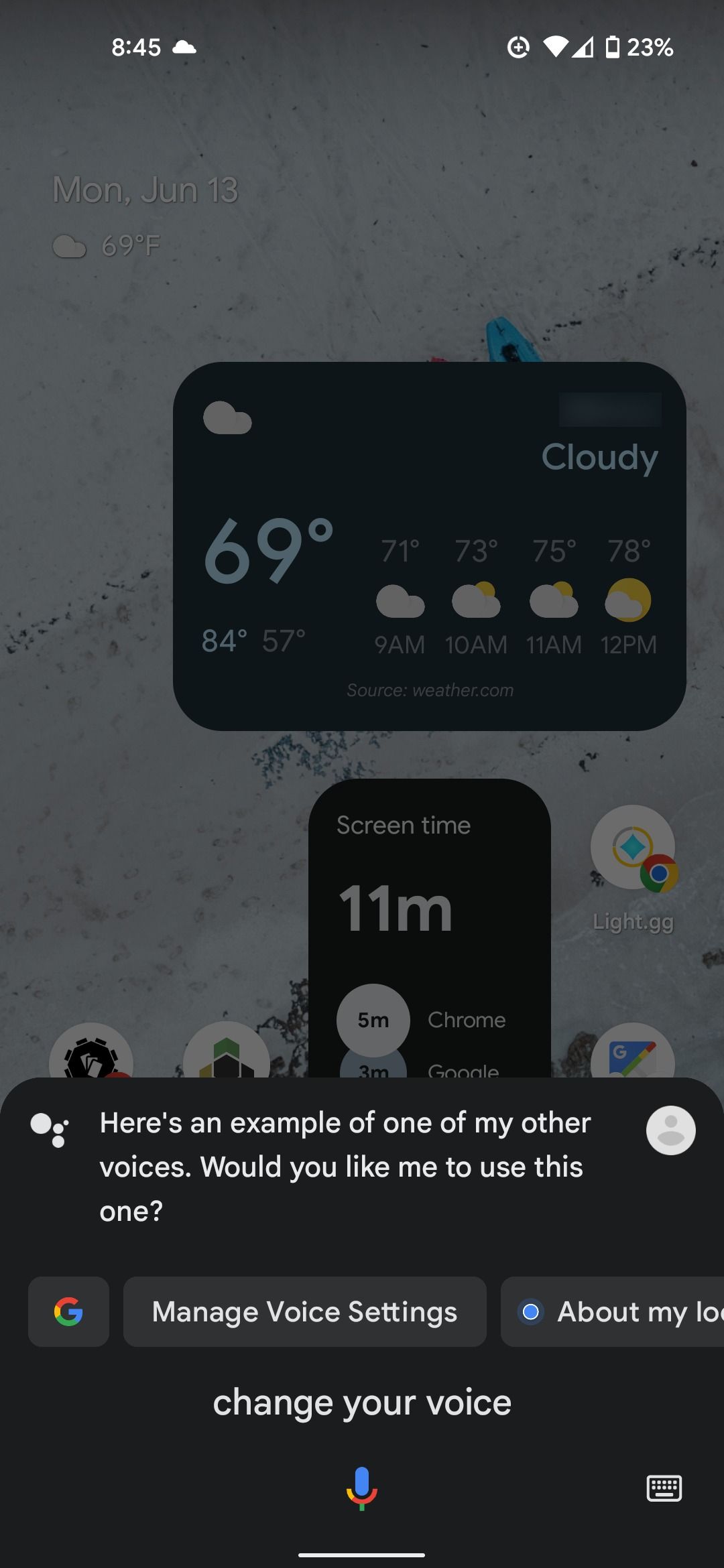 How to change your Google Assistant's voice