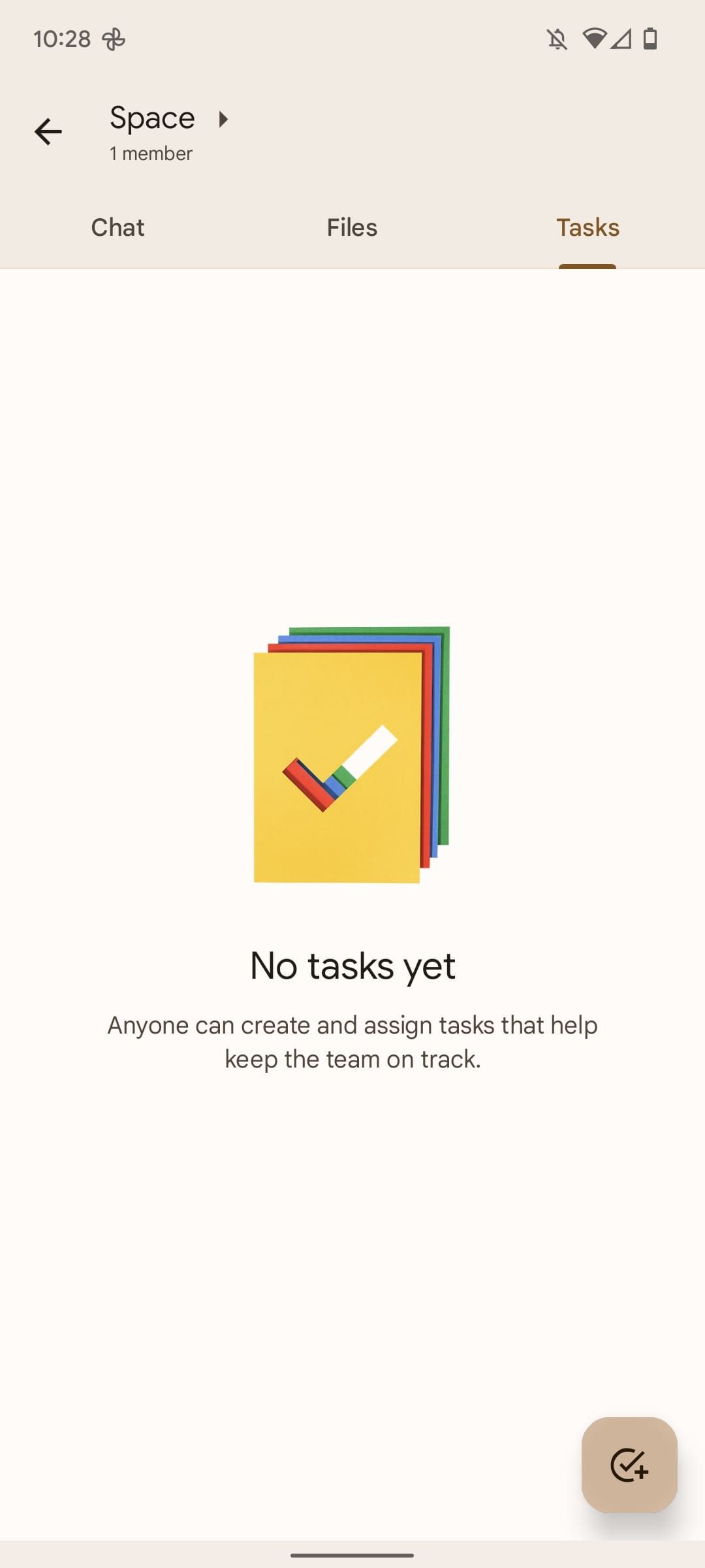 tab google-chat-space-tasks