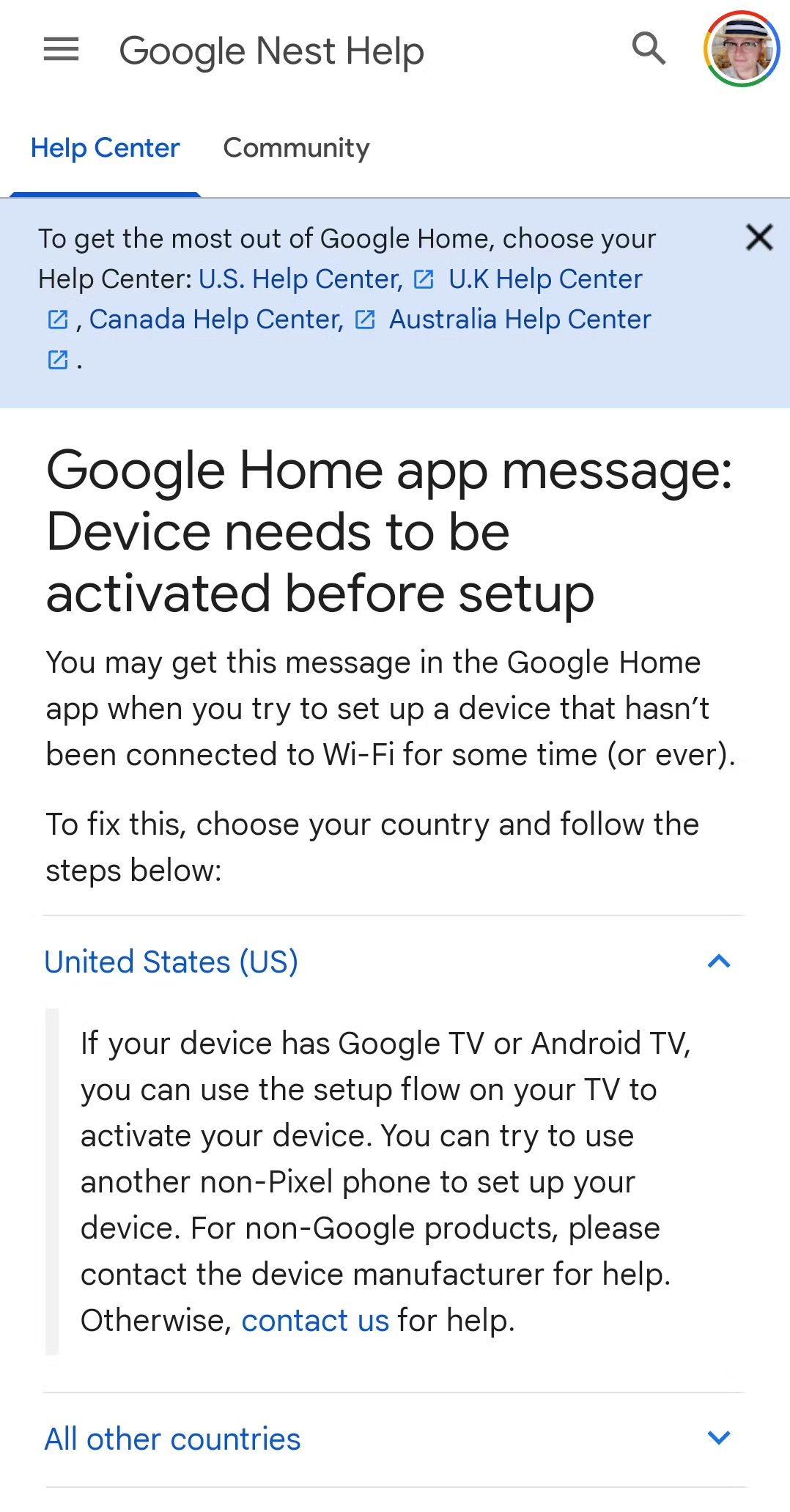 Choose a device below to get started in the Help Center - Chromecast Help