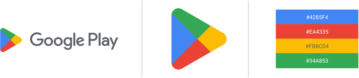 Google Play new logos
