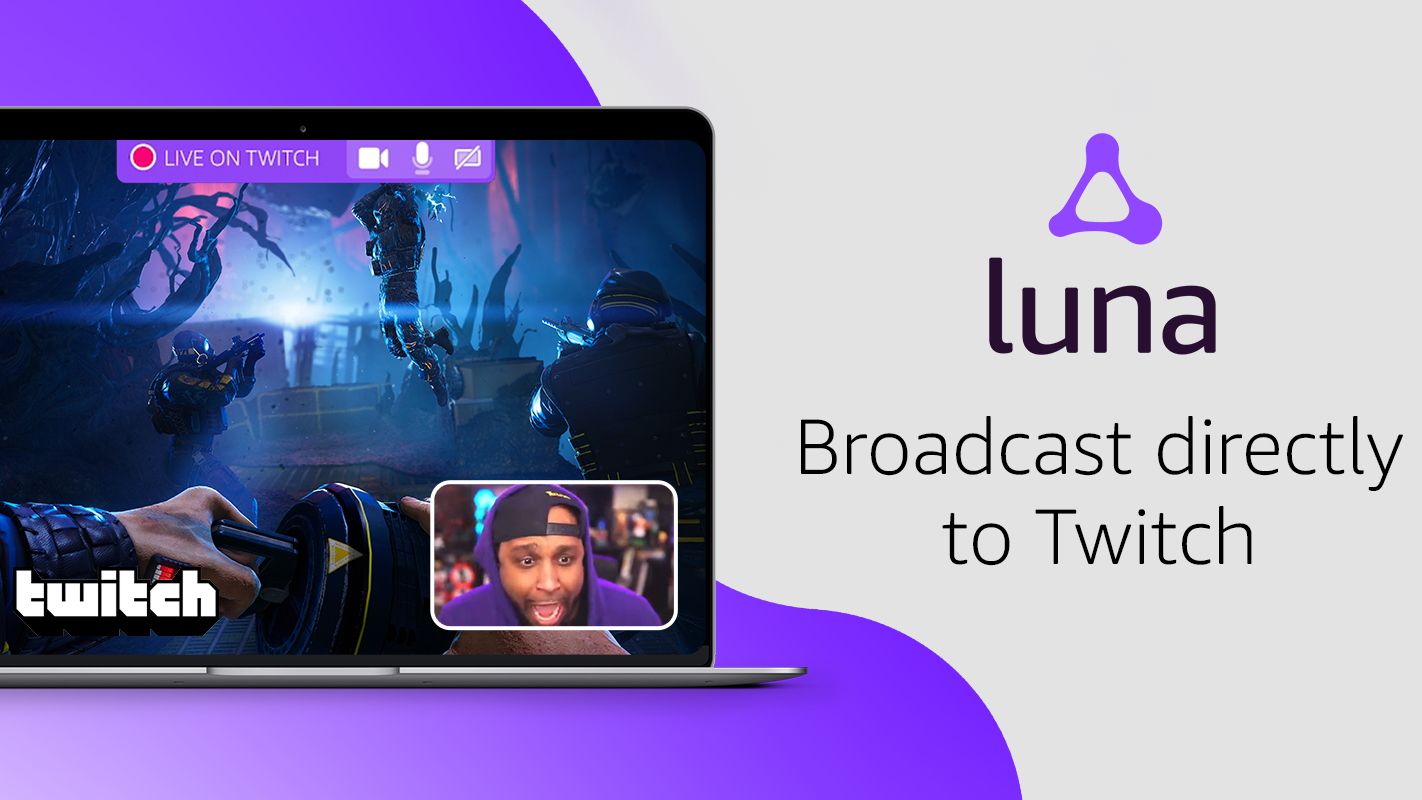 Amazon Luna twitch broadcast advertisement