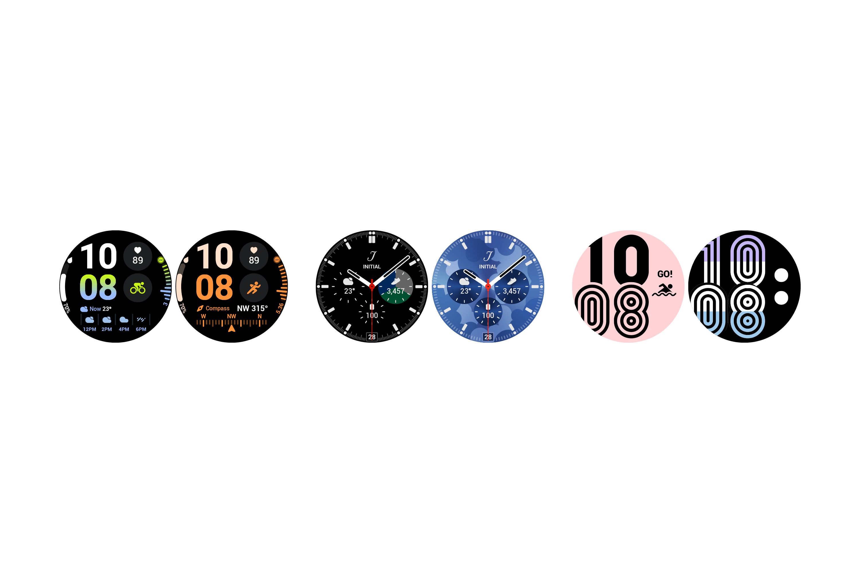 One UI Watch 4.5 watch faces