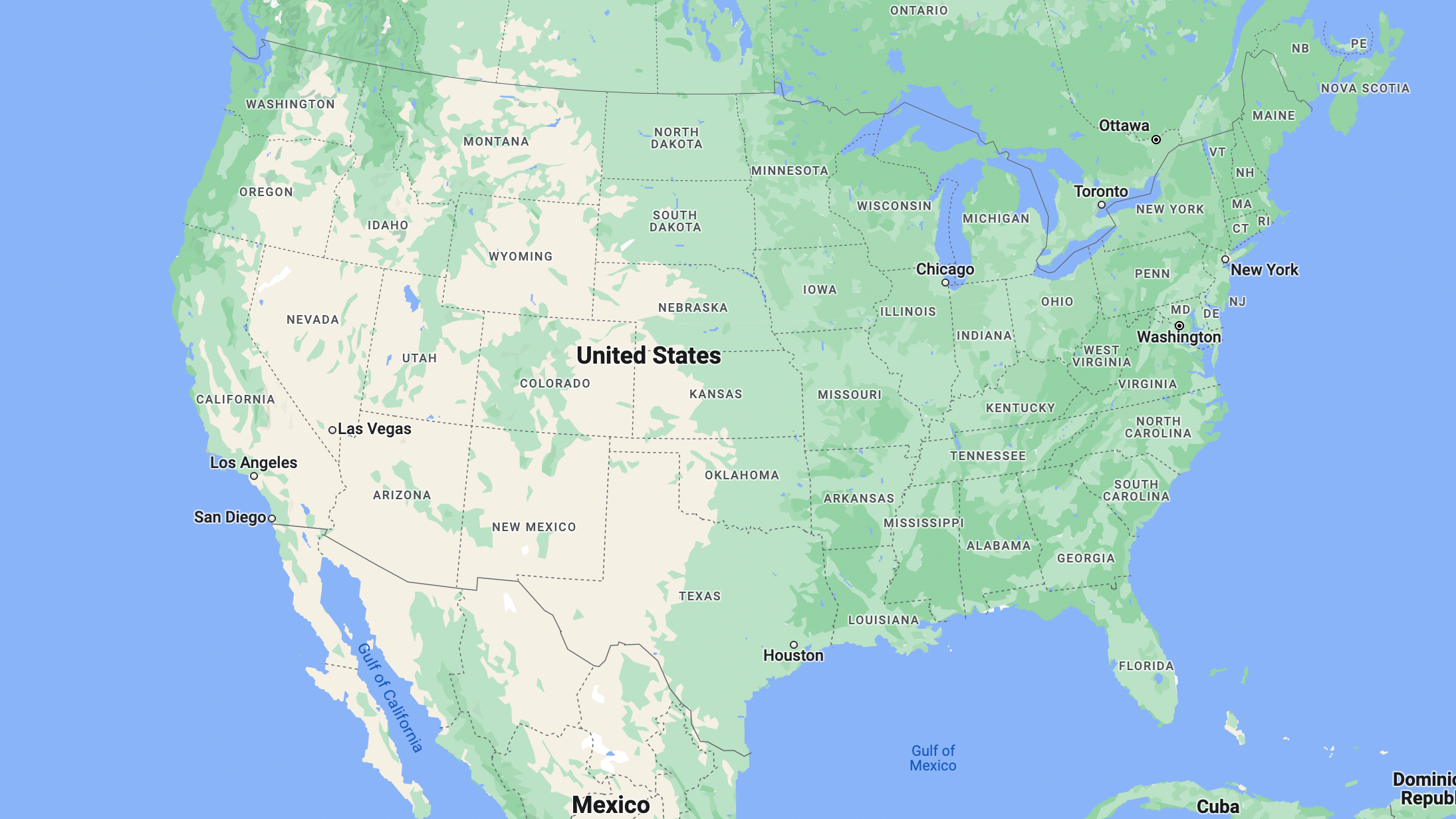 United States Google Maps