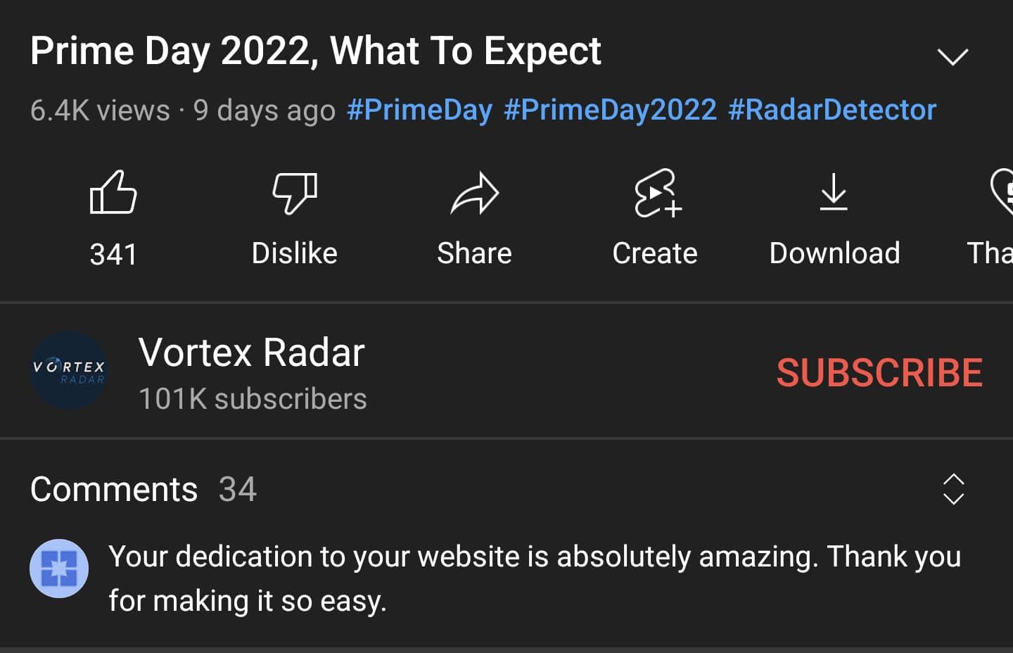 YouTube July 2022 user interface