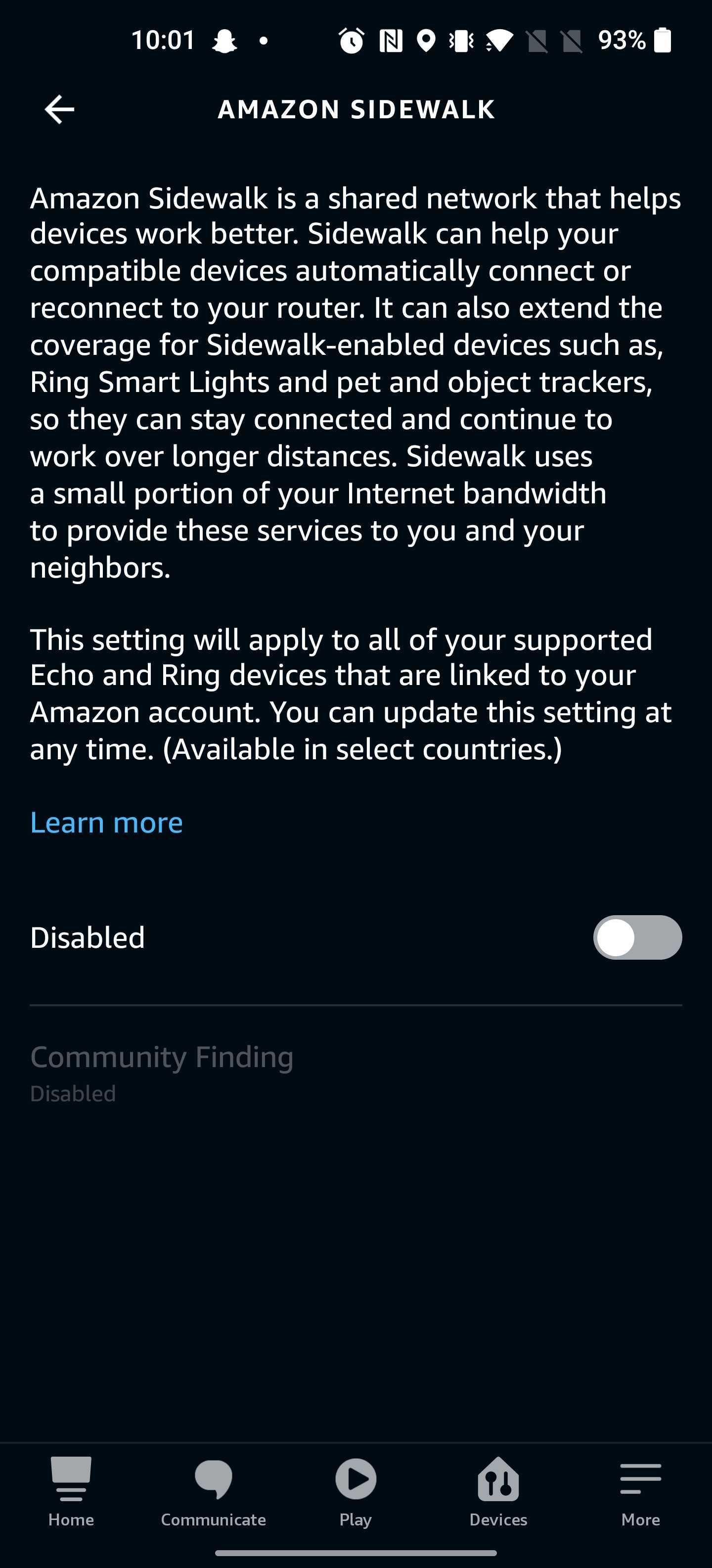 How to opt out of Amazon Sidewalk