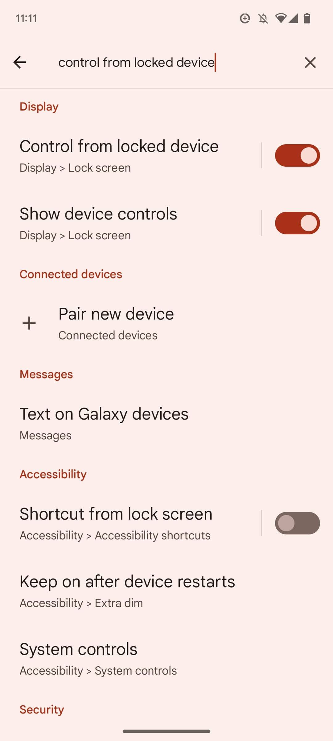 control smart devices from lock screen