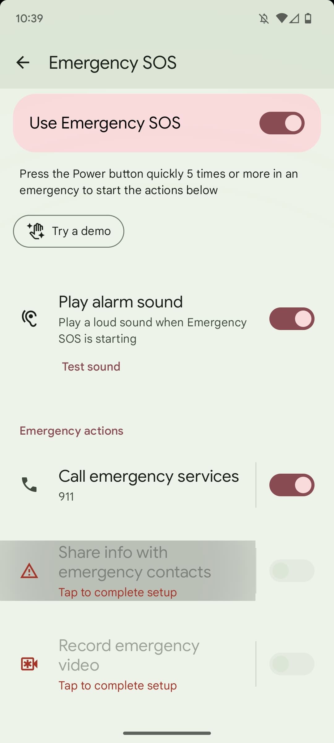 share information with emergency contacts