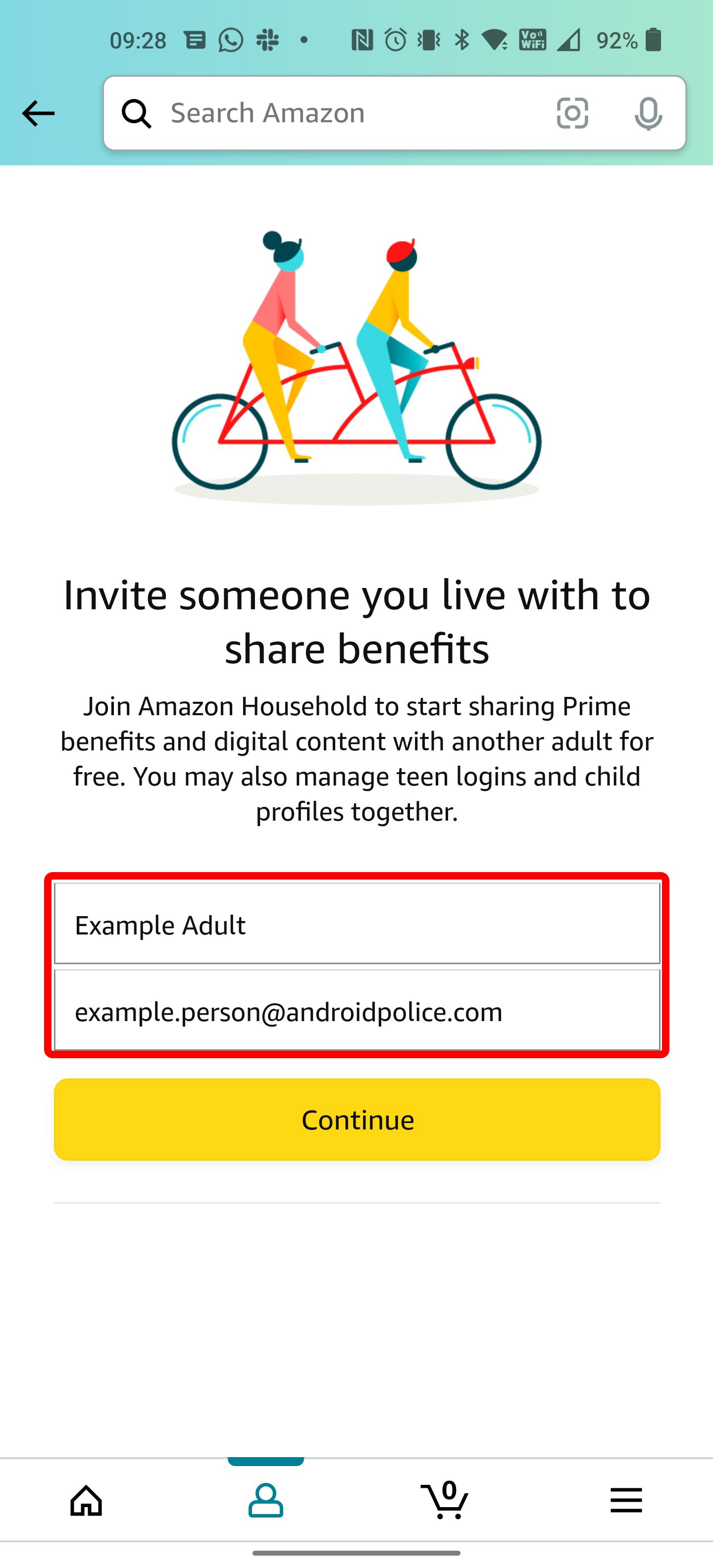 Yes, you can share your Amazon Prime account: Here's how