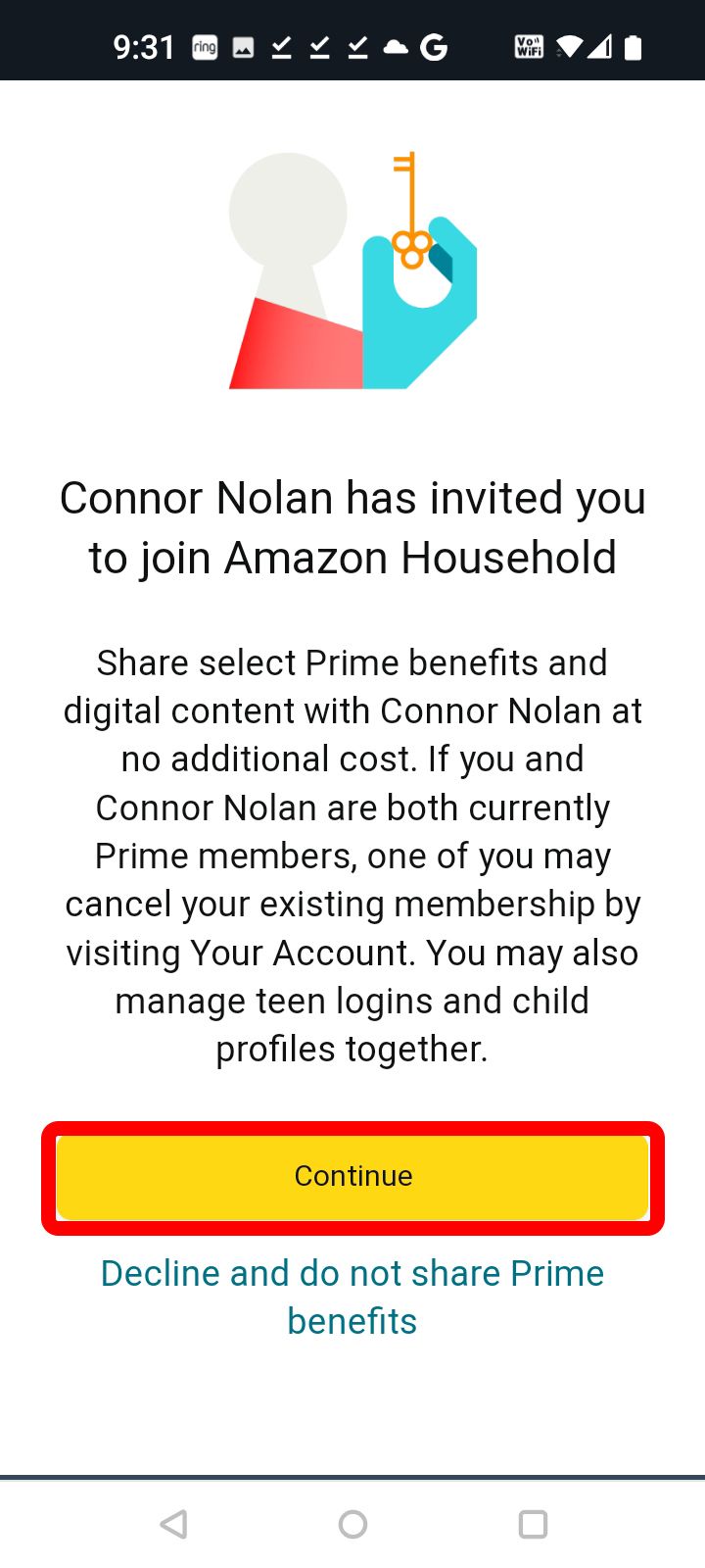 Yes, you can share your Amazon Prime account Here's how