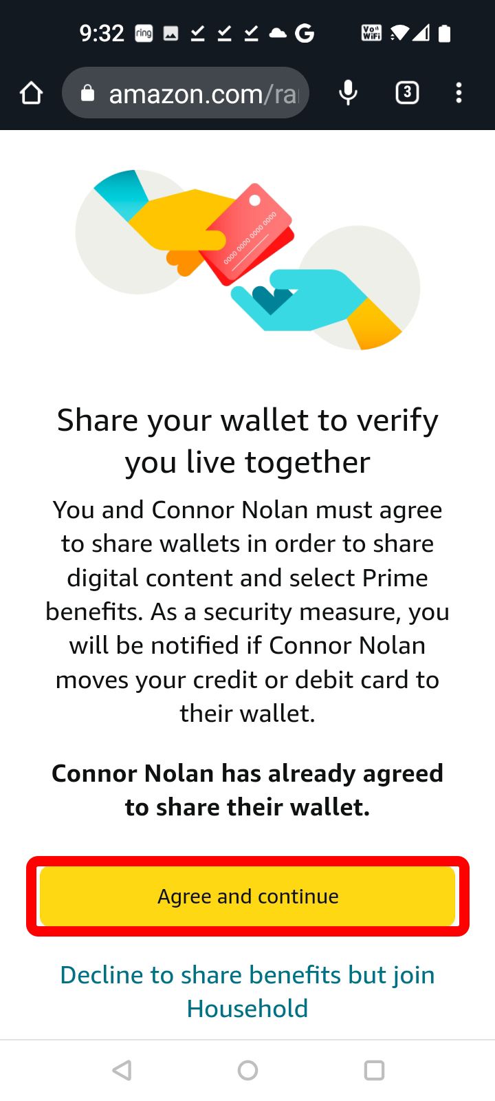 Yes, you can share your Amazon Prime account Here's how