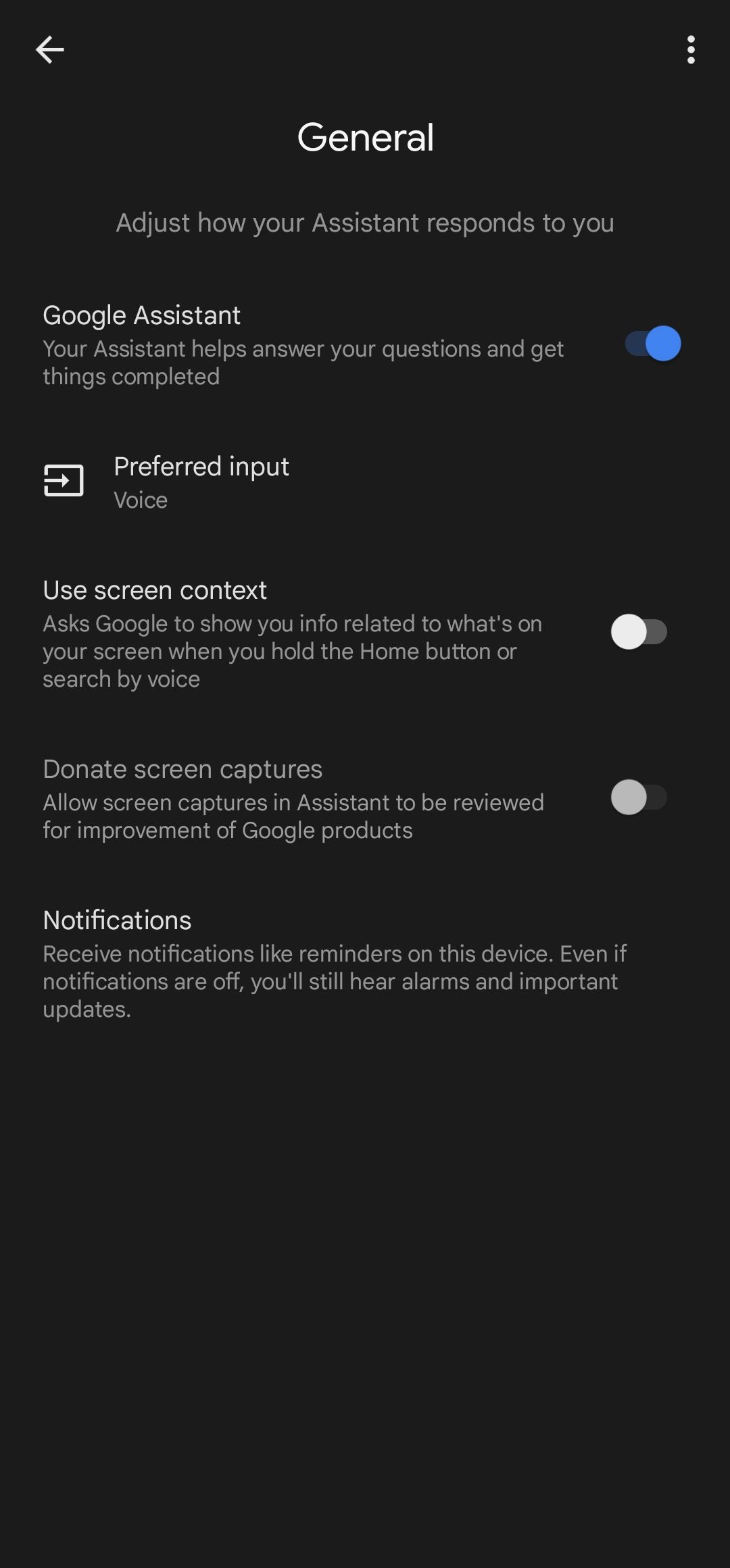 Cara mematikan Google Assistant di HP Android 5