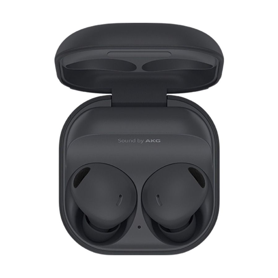 Samsung Galaxy Buds2 Pro resting in an open charging case